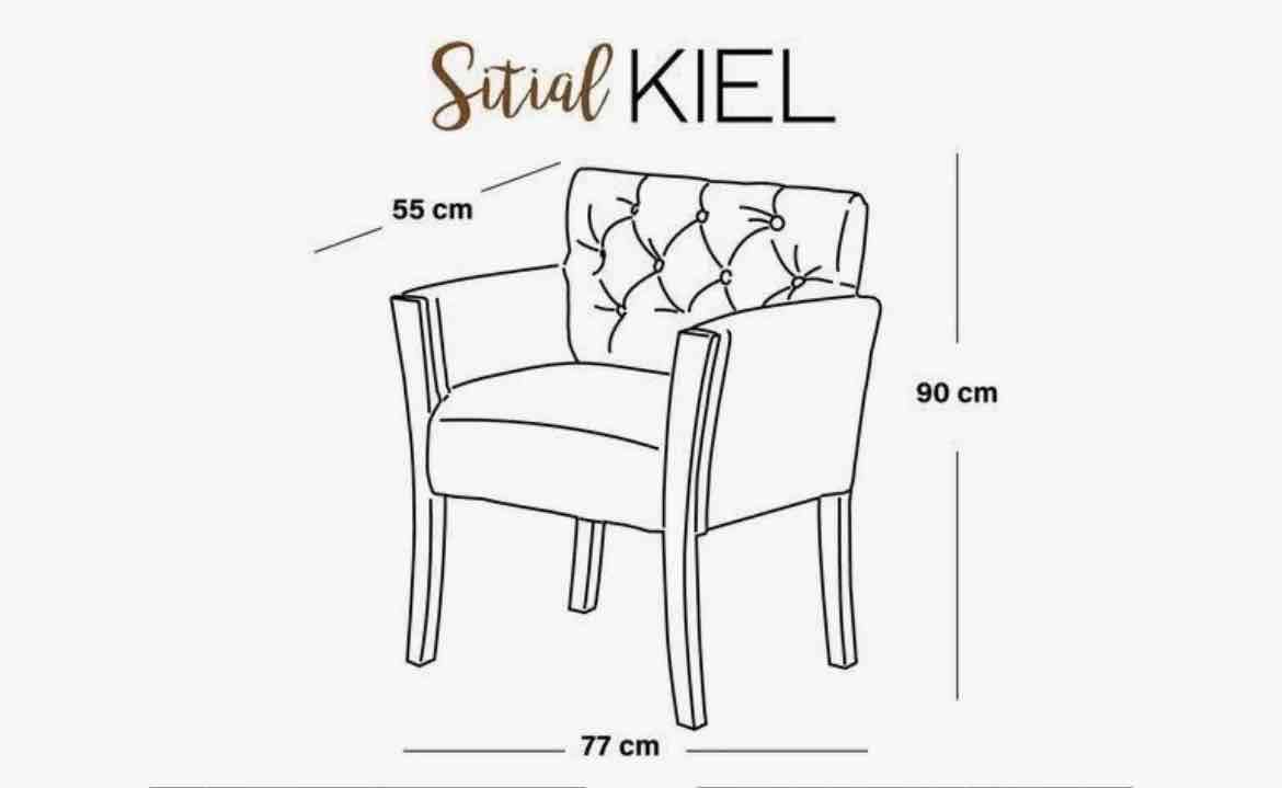 2 Sitiales turquesa de madera - 3