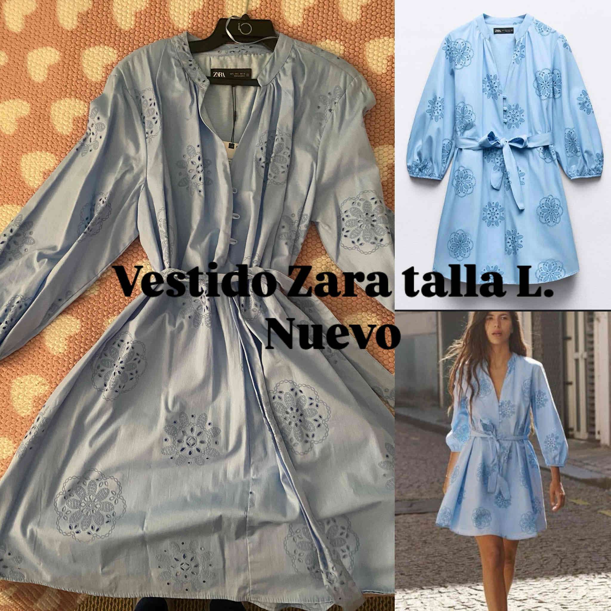 Vestido azul Zara nuevo