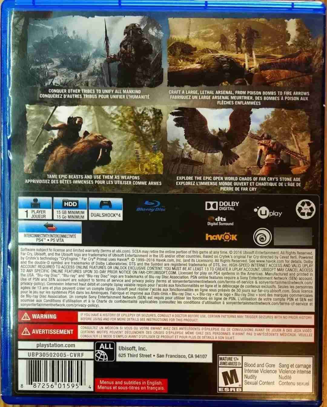 Juego PS4 Farcry Primal Edicion Standard, Físico - miniatura 3
