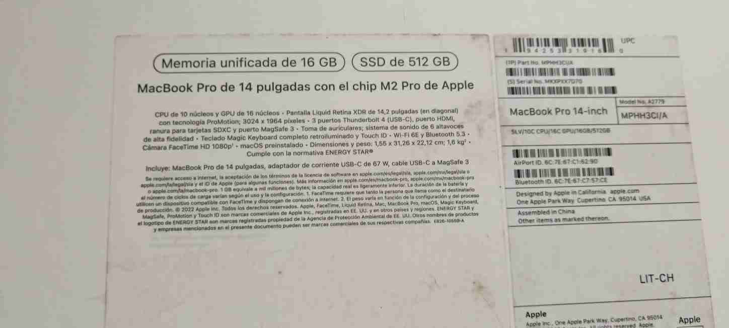 Macbook pro 14 M2 pro - 3