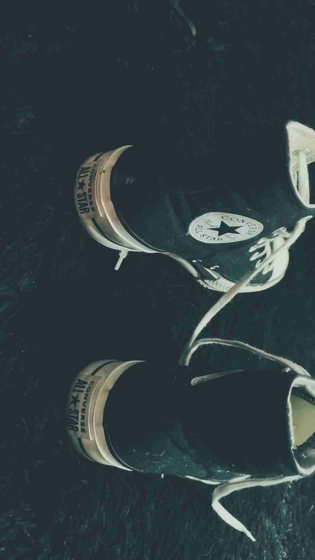 Zapatillas Converse negras altas - 2