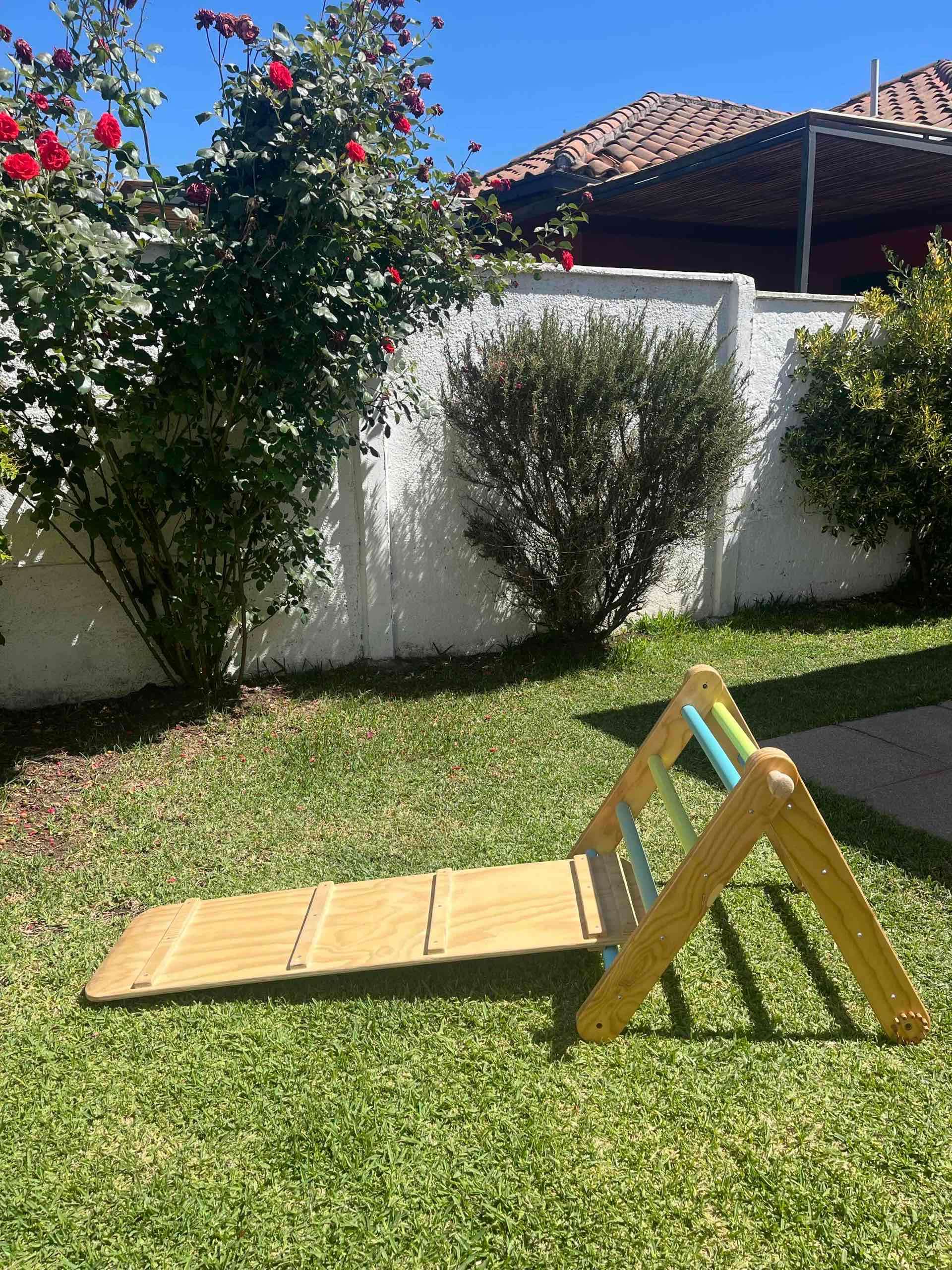 Set Triangulo Pikler - Juego infantil de madera - miniatura 2