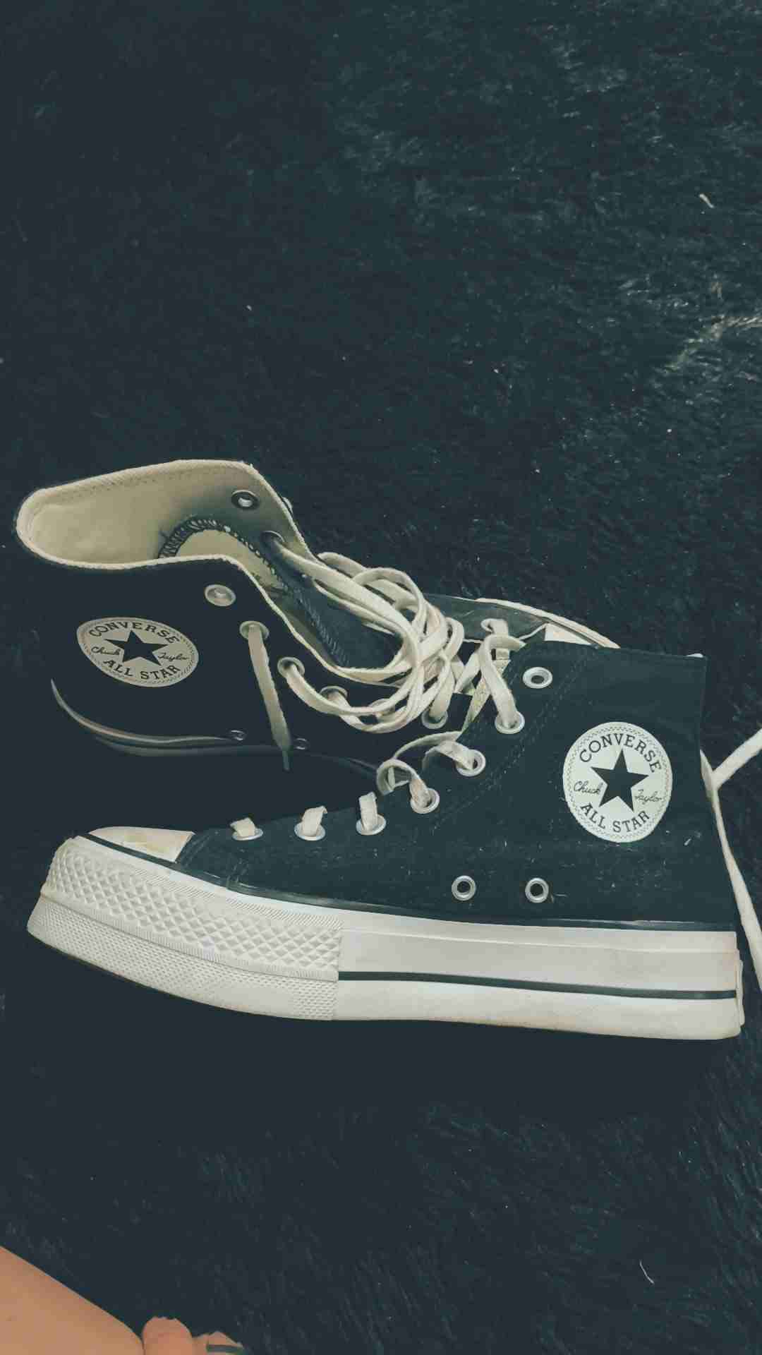 Zapatillas Converse negras altas - 3