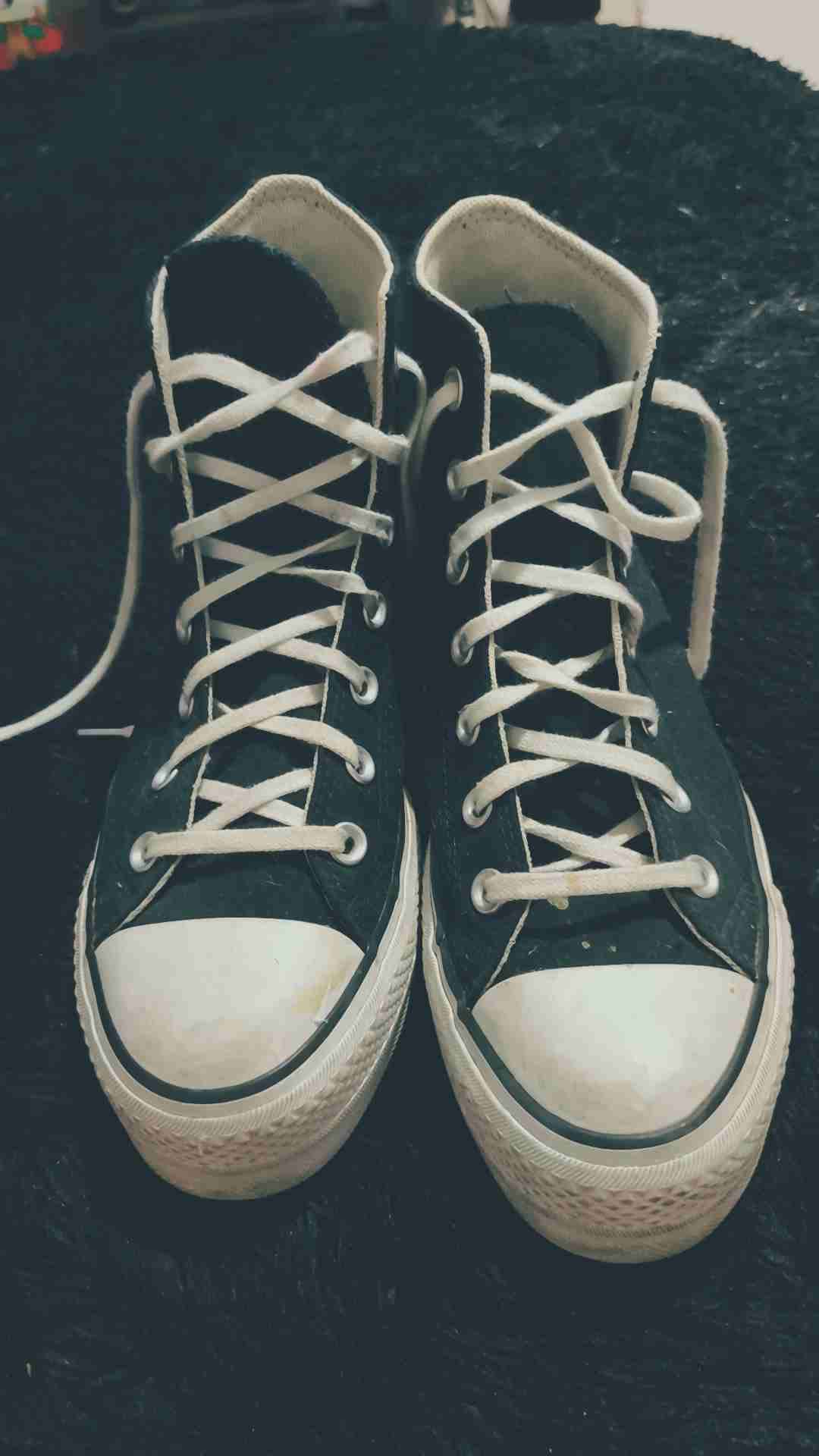 Zapatillas Converse negras altas - 4