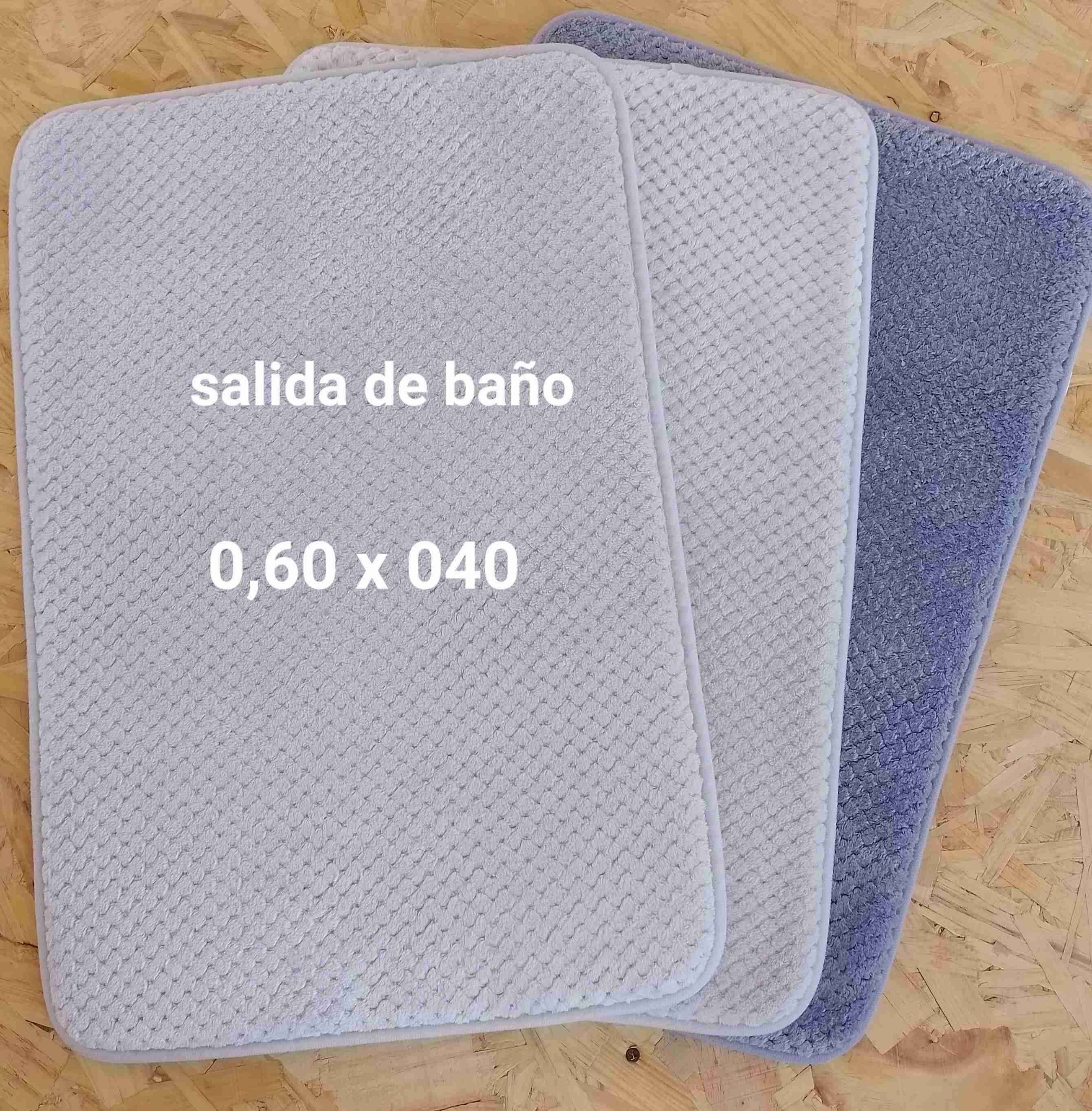 Alfombra antideslizante gris, azul - miniatura 2