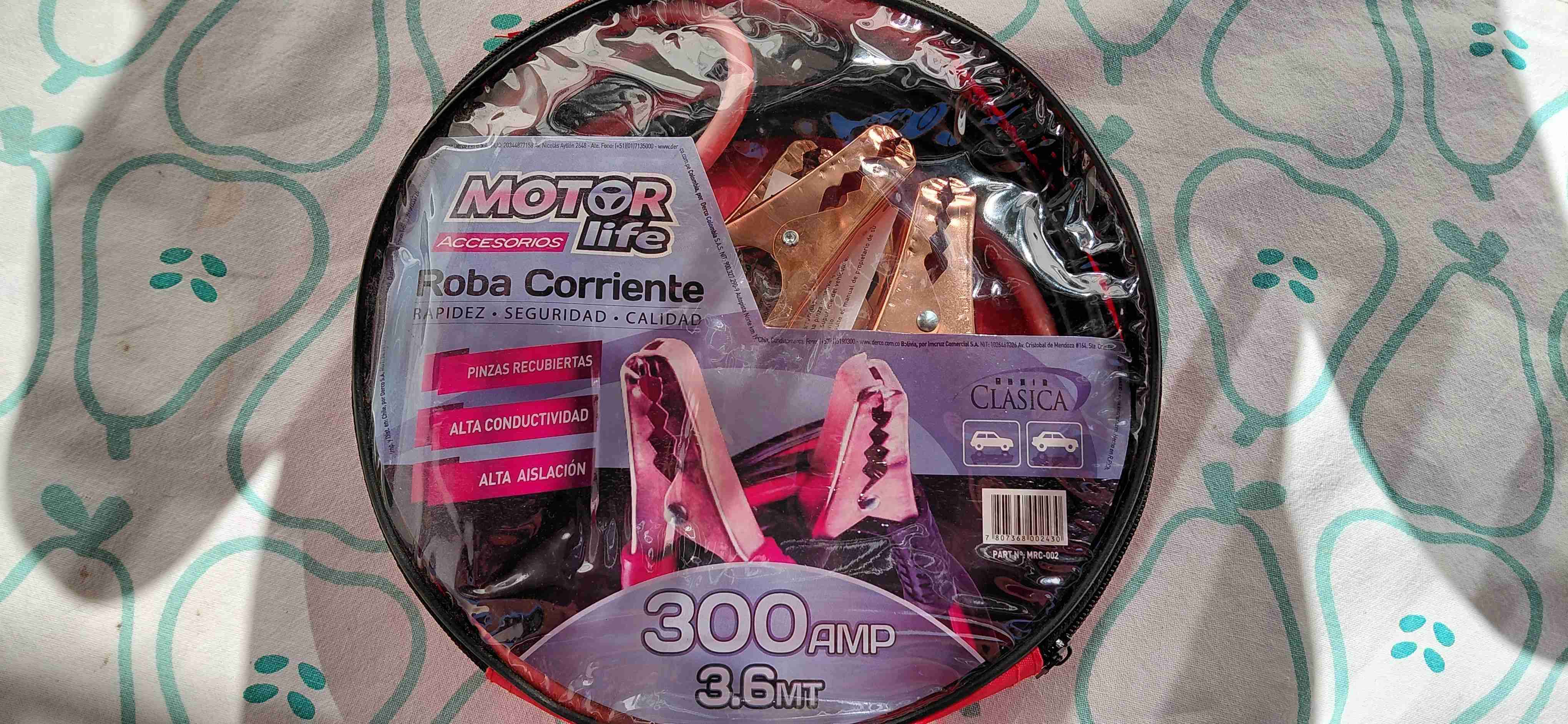 Cables de arranque Motorlife 300AMP