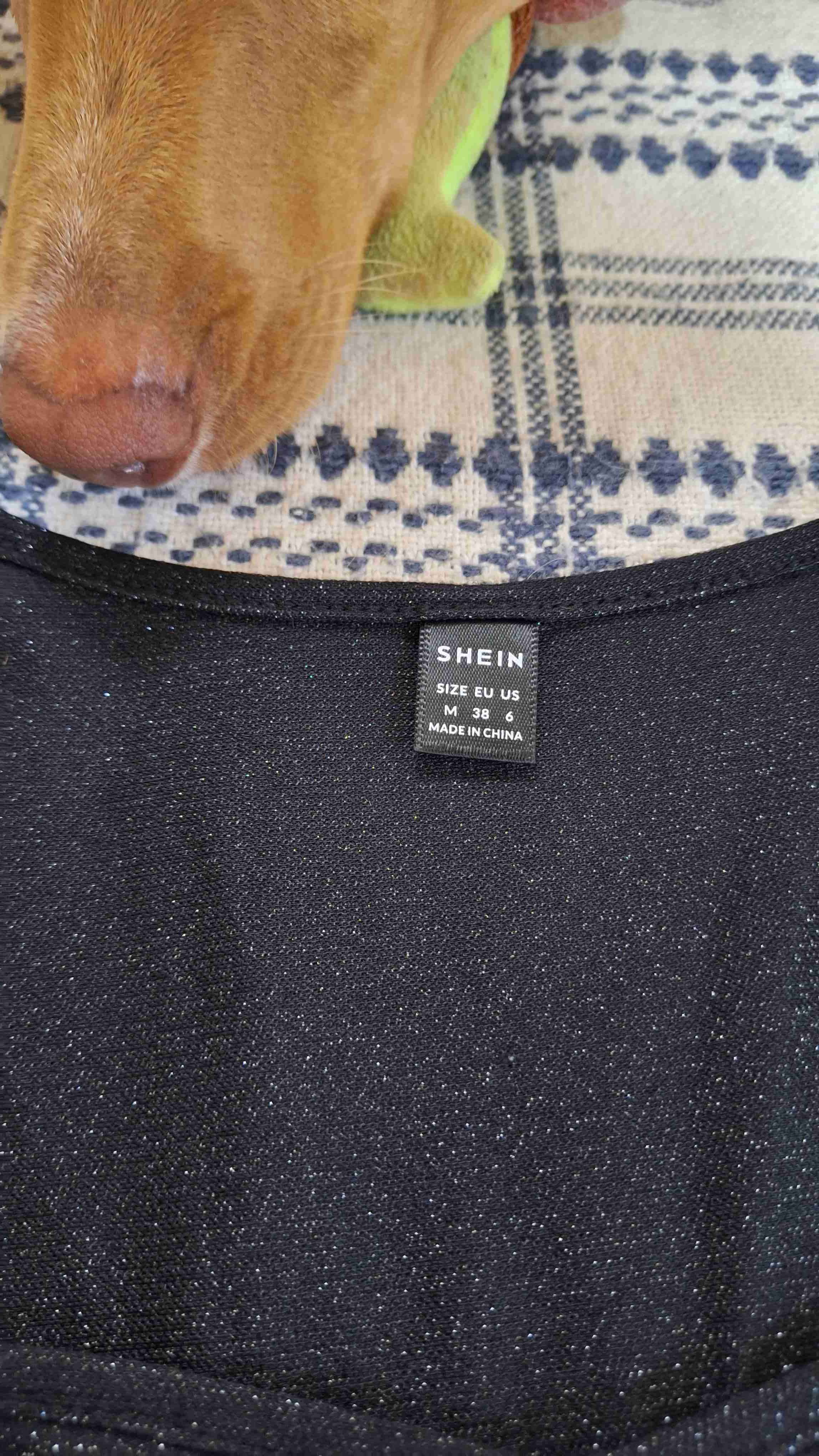 Body negro Shein con brillo - 3