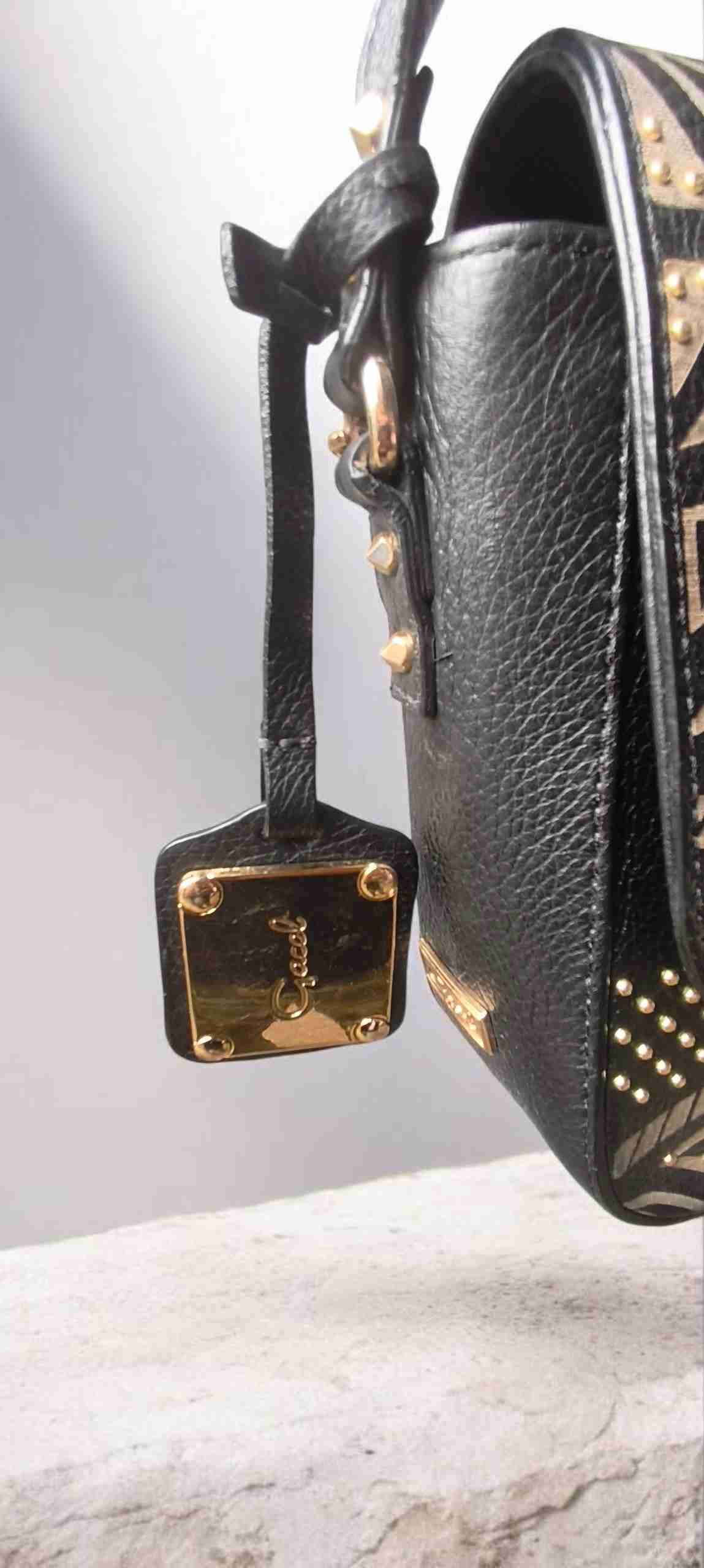 Cartera negra decorativa - 2