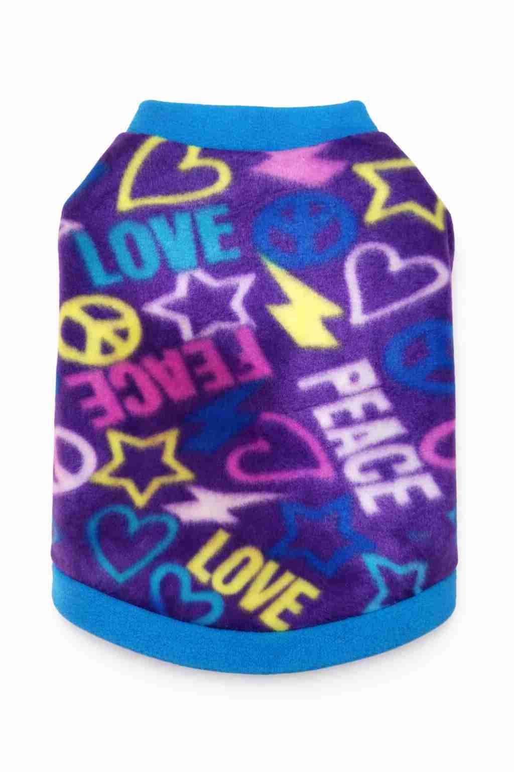 Polera polar para perro estampada - 1