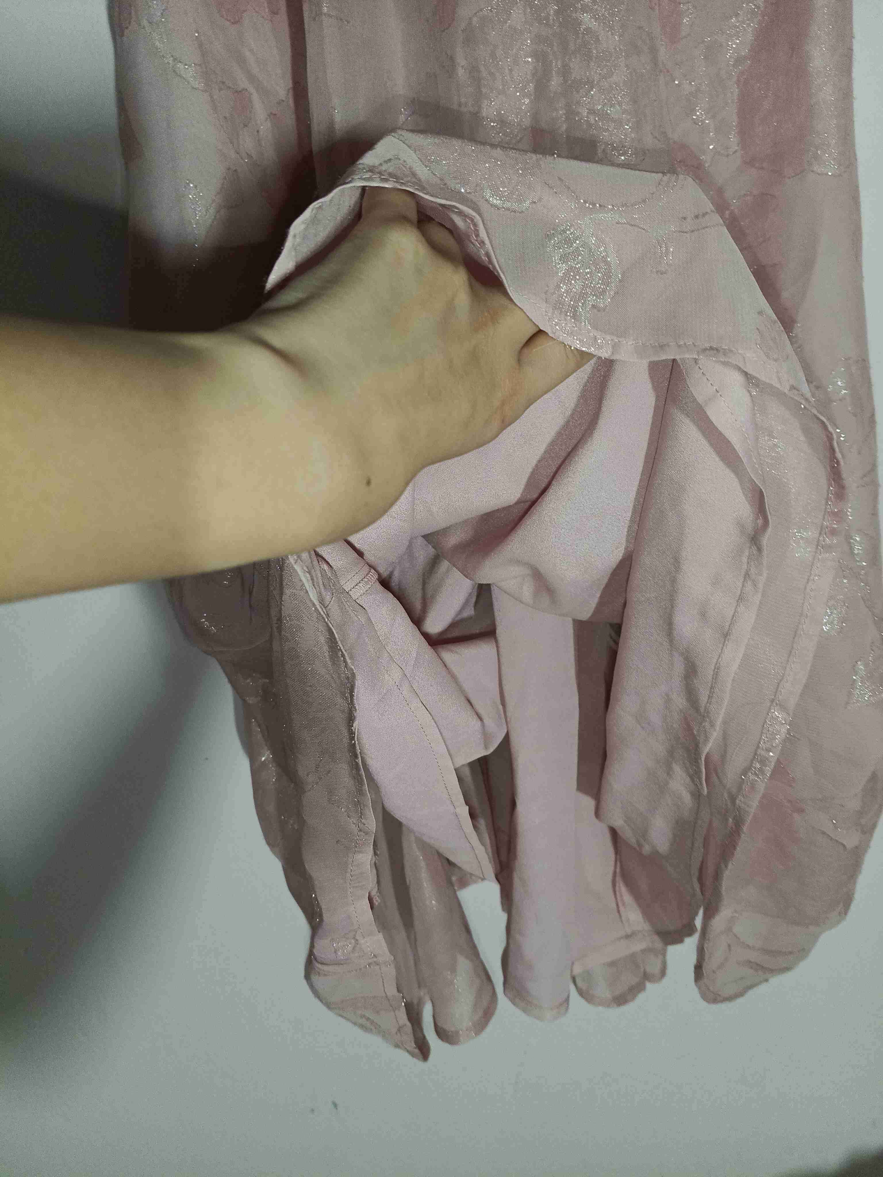 Vestido rosa con brillo - miniatura 5