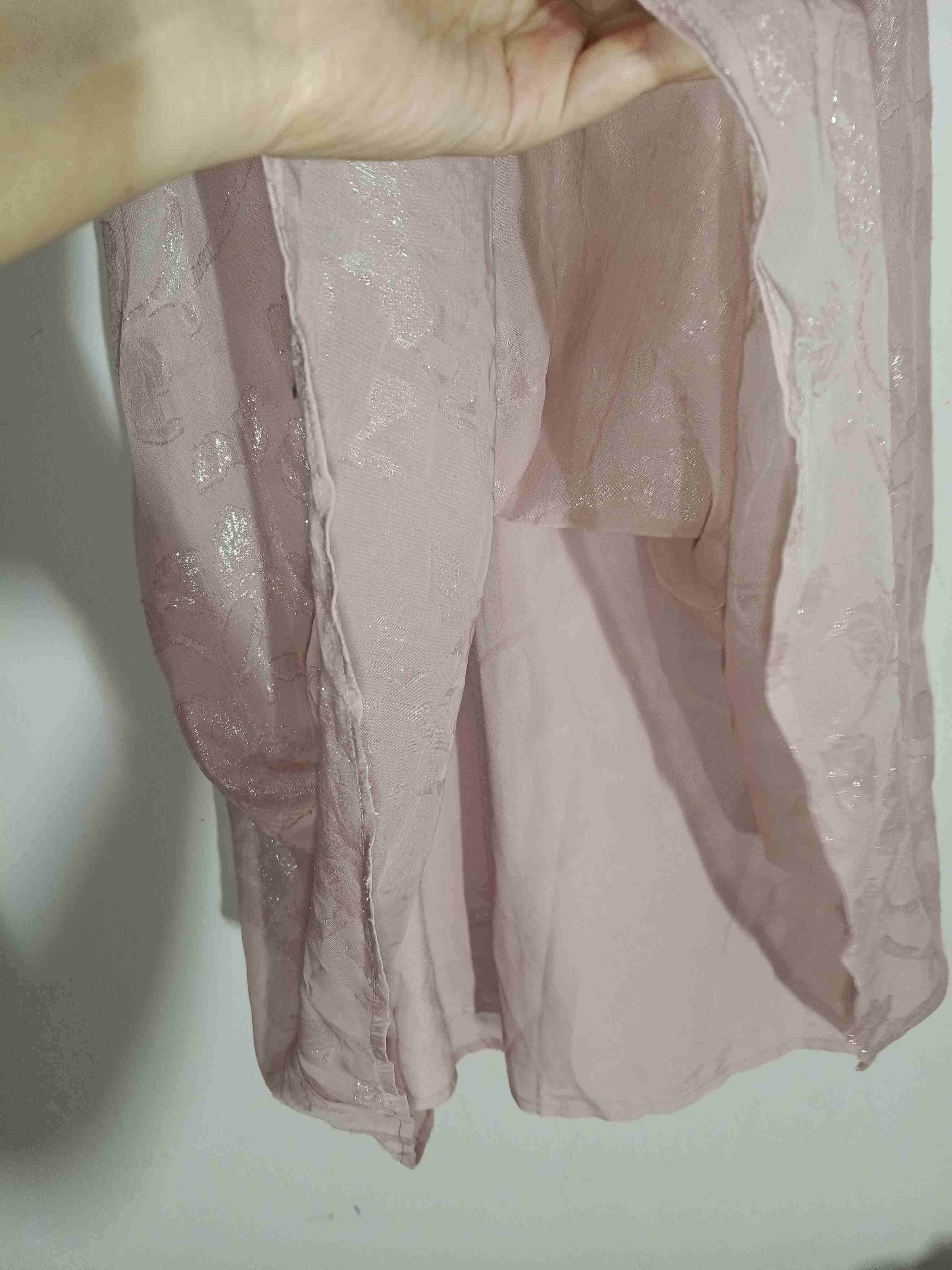 Vestido rosa con brillo - miniatura 6