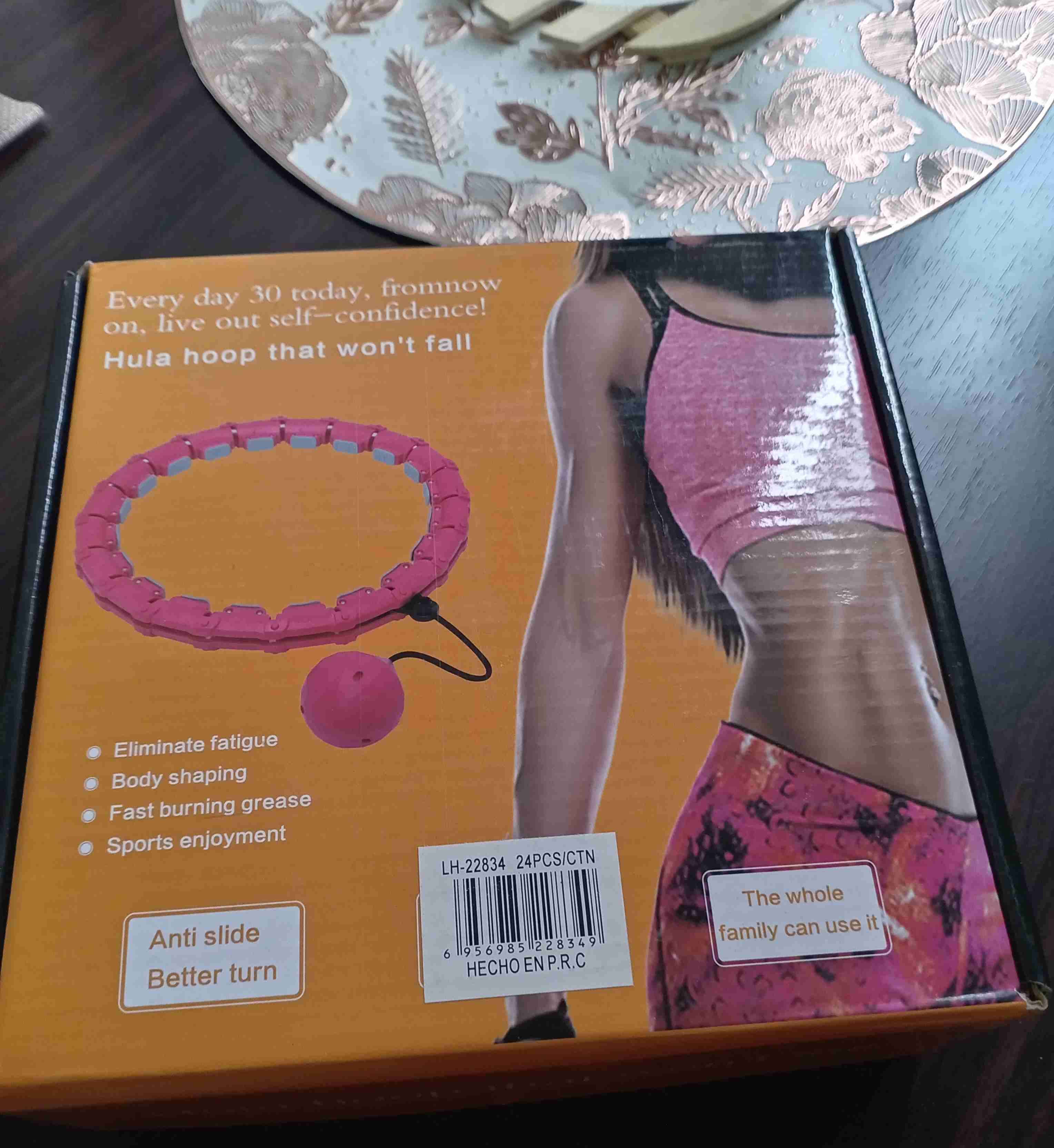 Hula Hoop ajustable ejercicio entrena cintura - miniatura 1