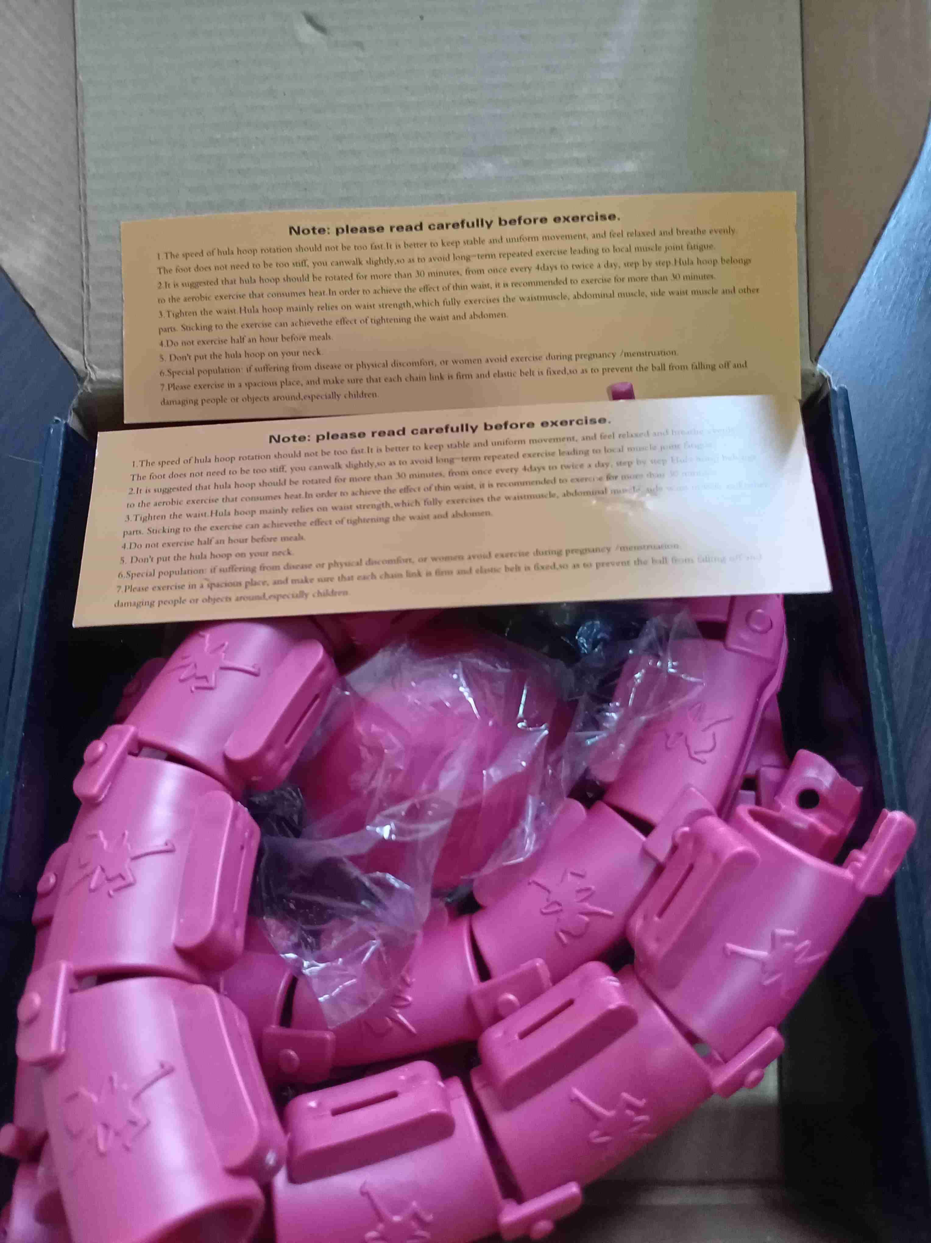 Hula Hoop ajustable ejercicio entrena cintura - miniatura 2