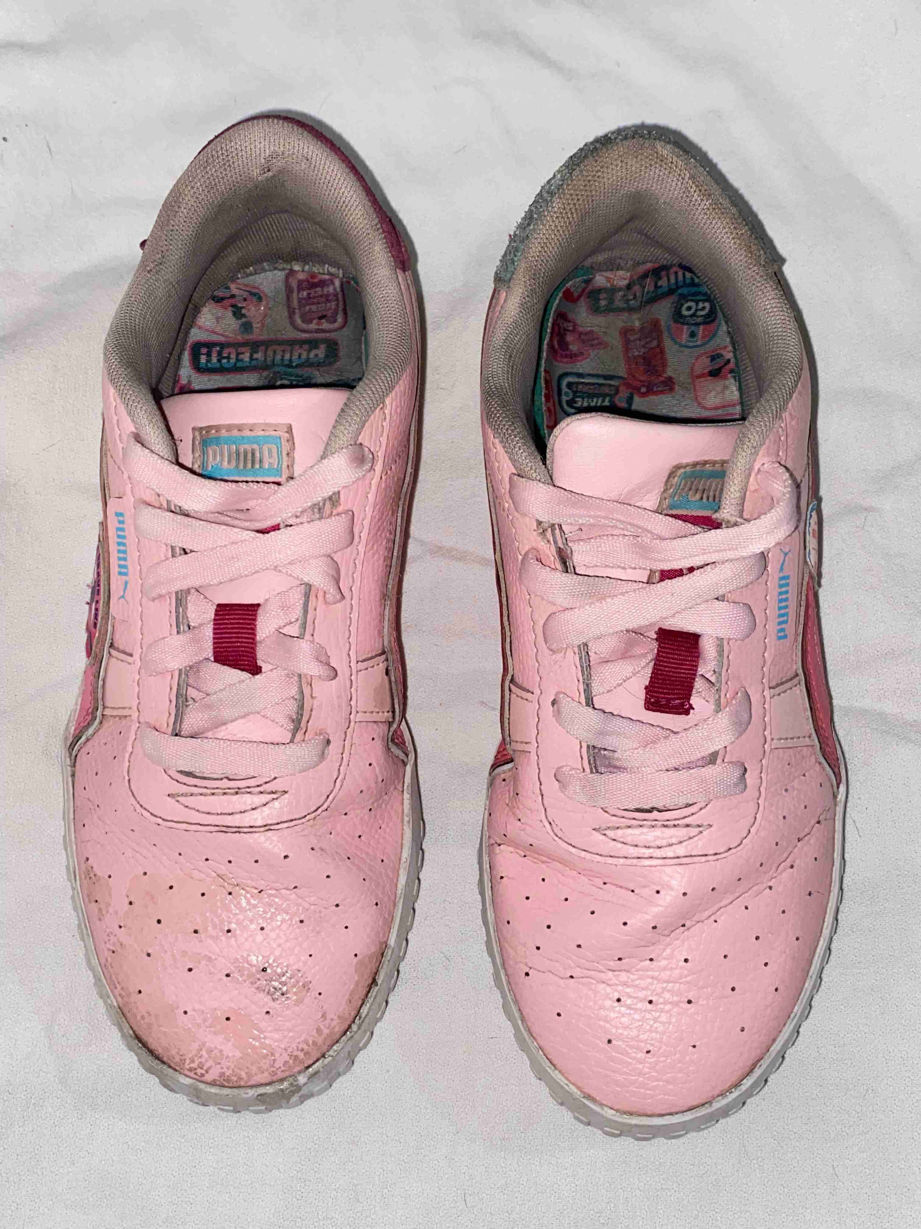 Zapatillas Puma blancas y rosadas - miniatura 3