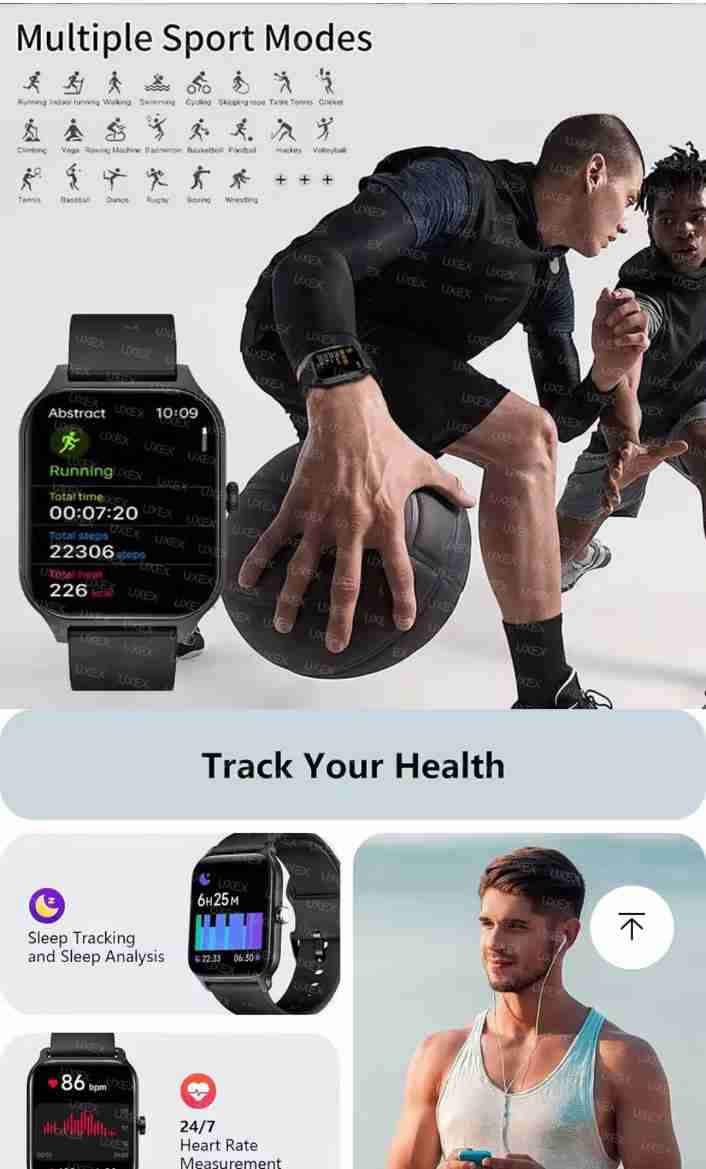 Reloj inteligente negro - 5