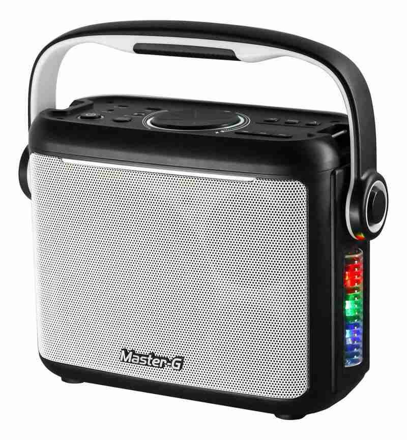 Parlante portátil karaoke master g con luces - 1