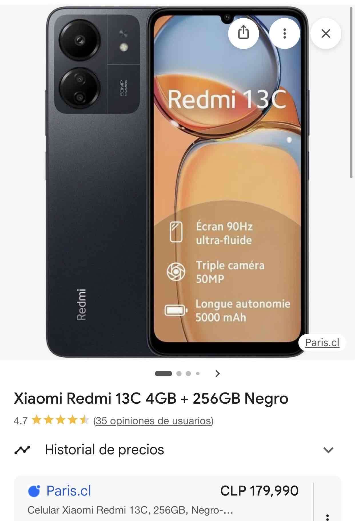 Smartphone Redmi 13C nuevo - miniatura 3
