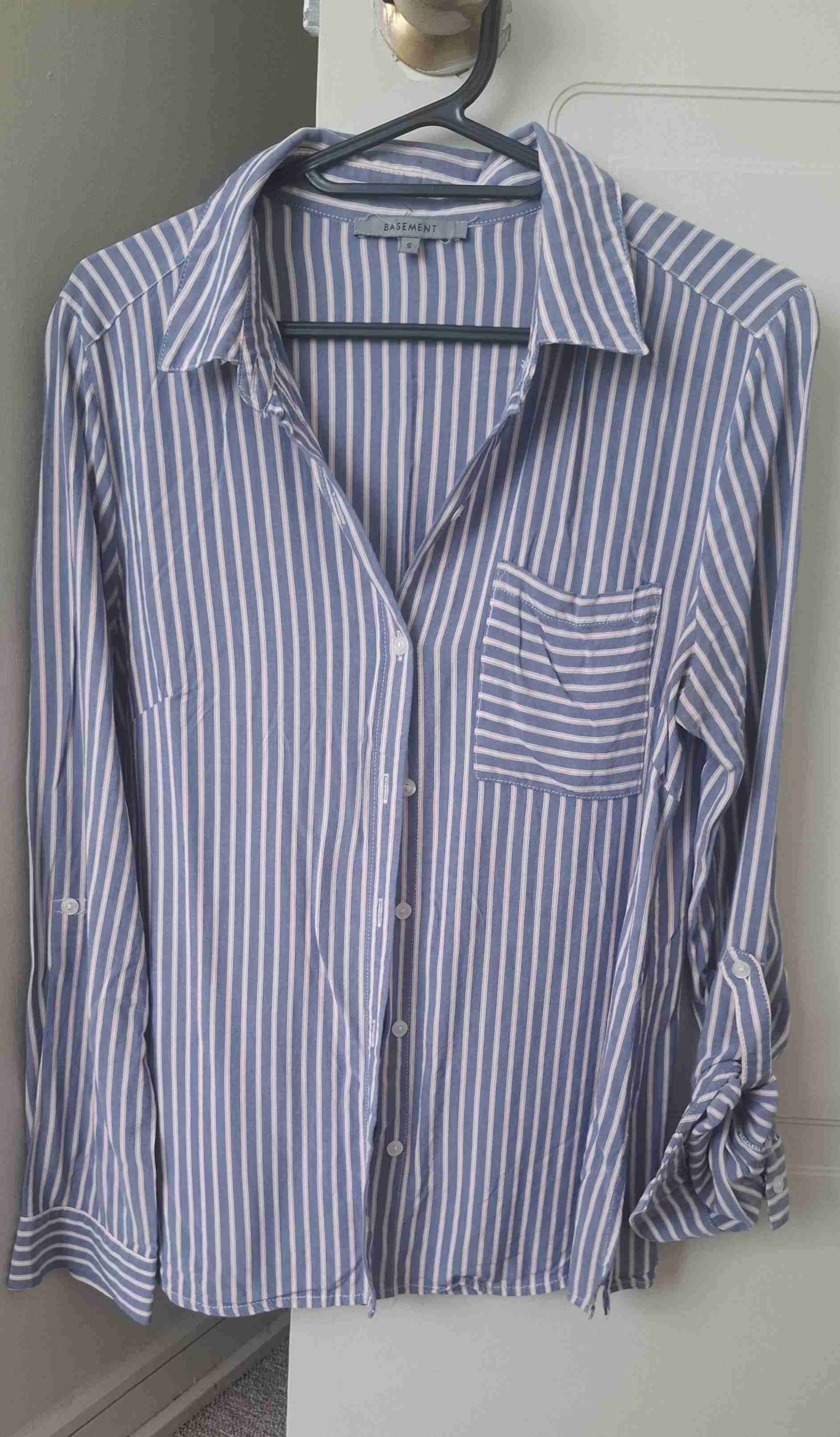 Blusa rayada azul Basement - miniatura 2