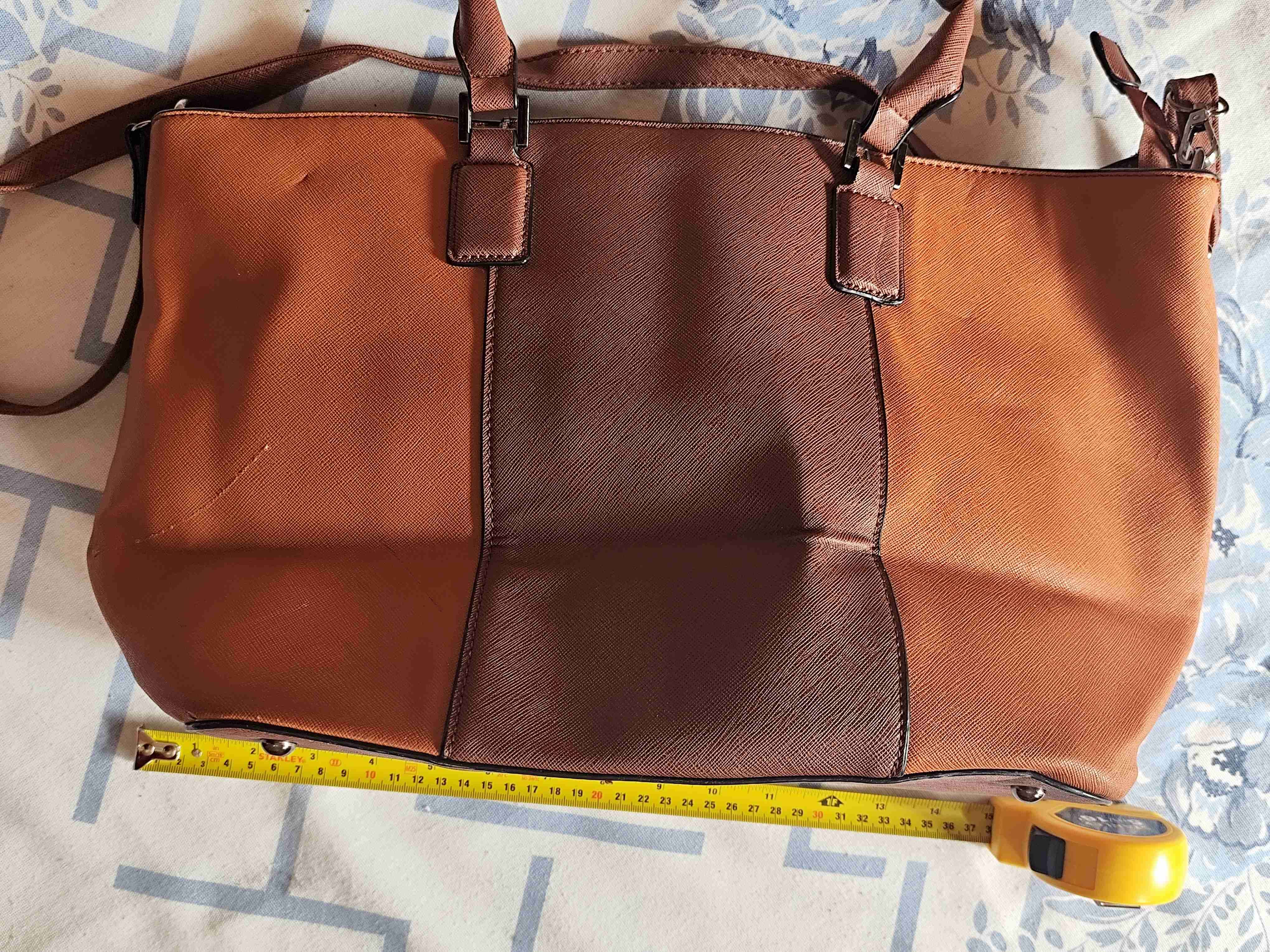 Cartera grande café de mujer - miniatura 4