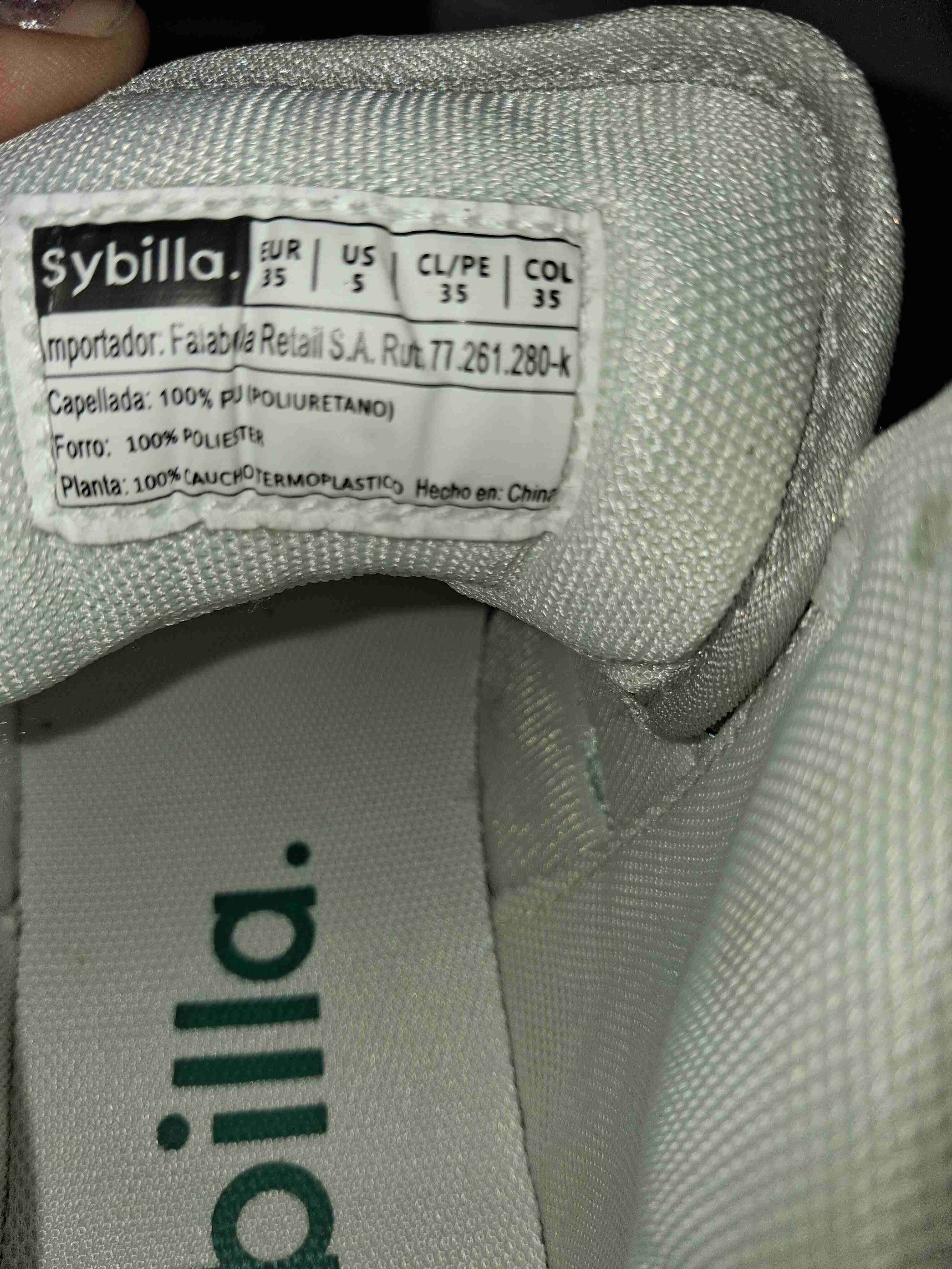 Zapatillas blancas Sybilla - 5