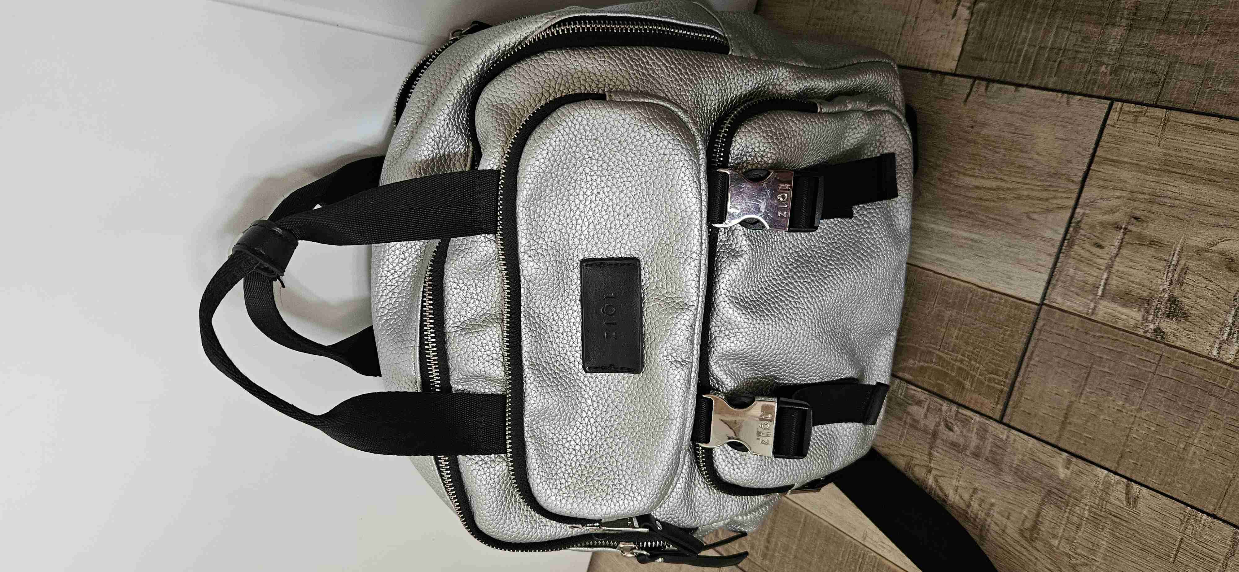 Mochila plateada Ziol - 1