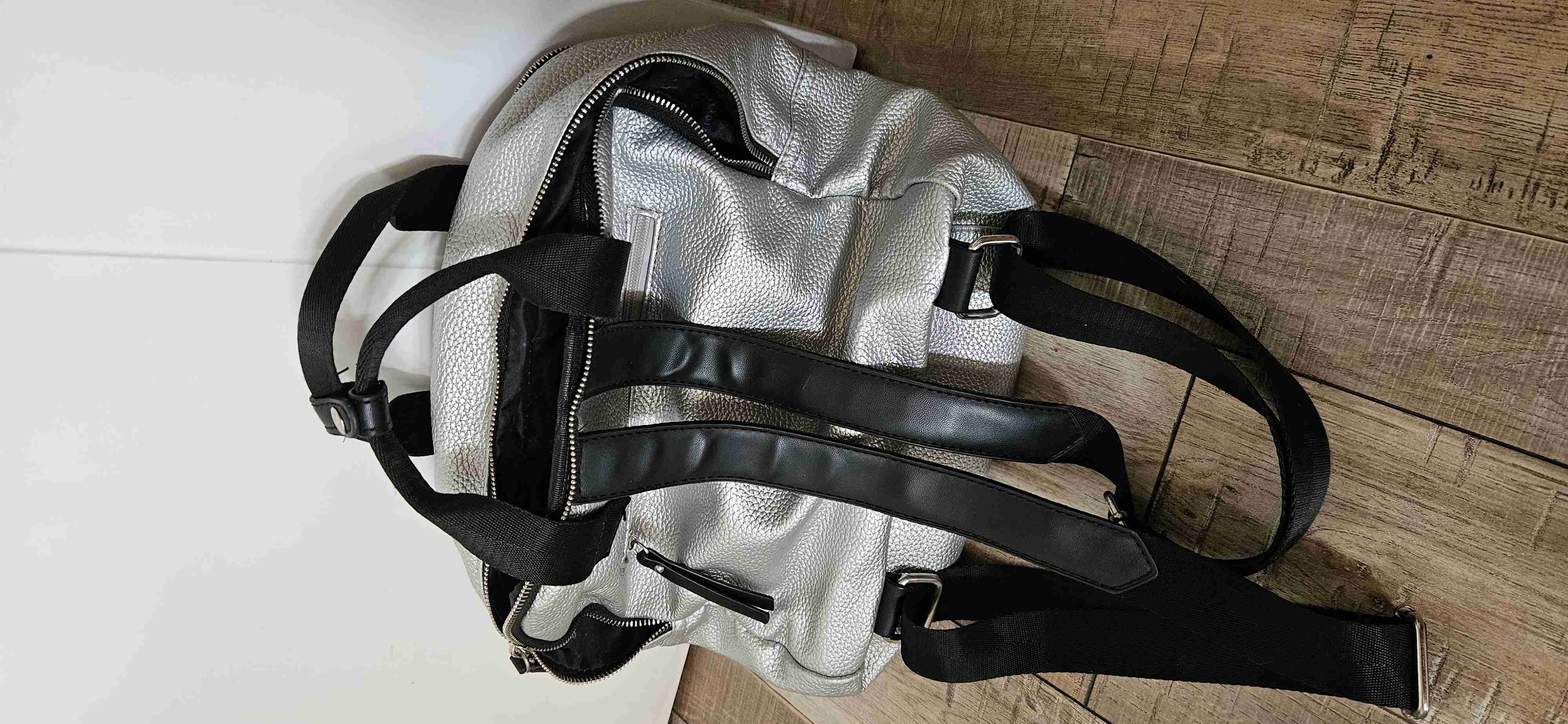 Mochila plateada Ziol - 2