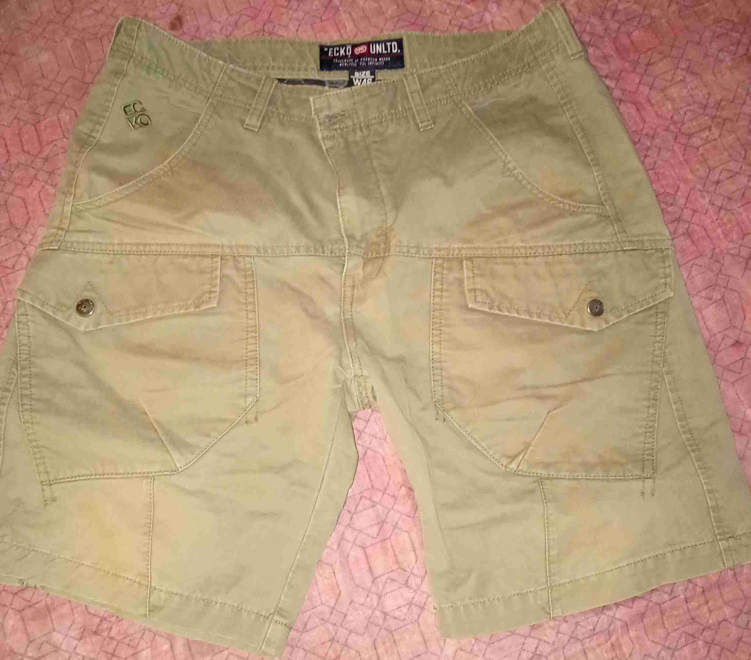 Shorts cargo beige Ecko - miniatura 4