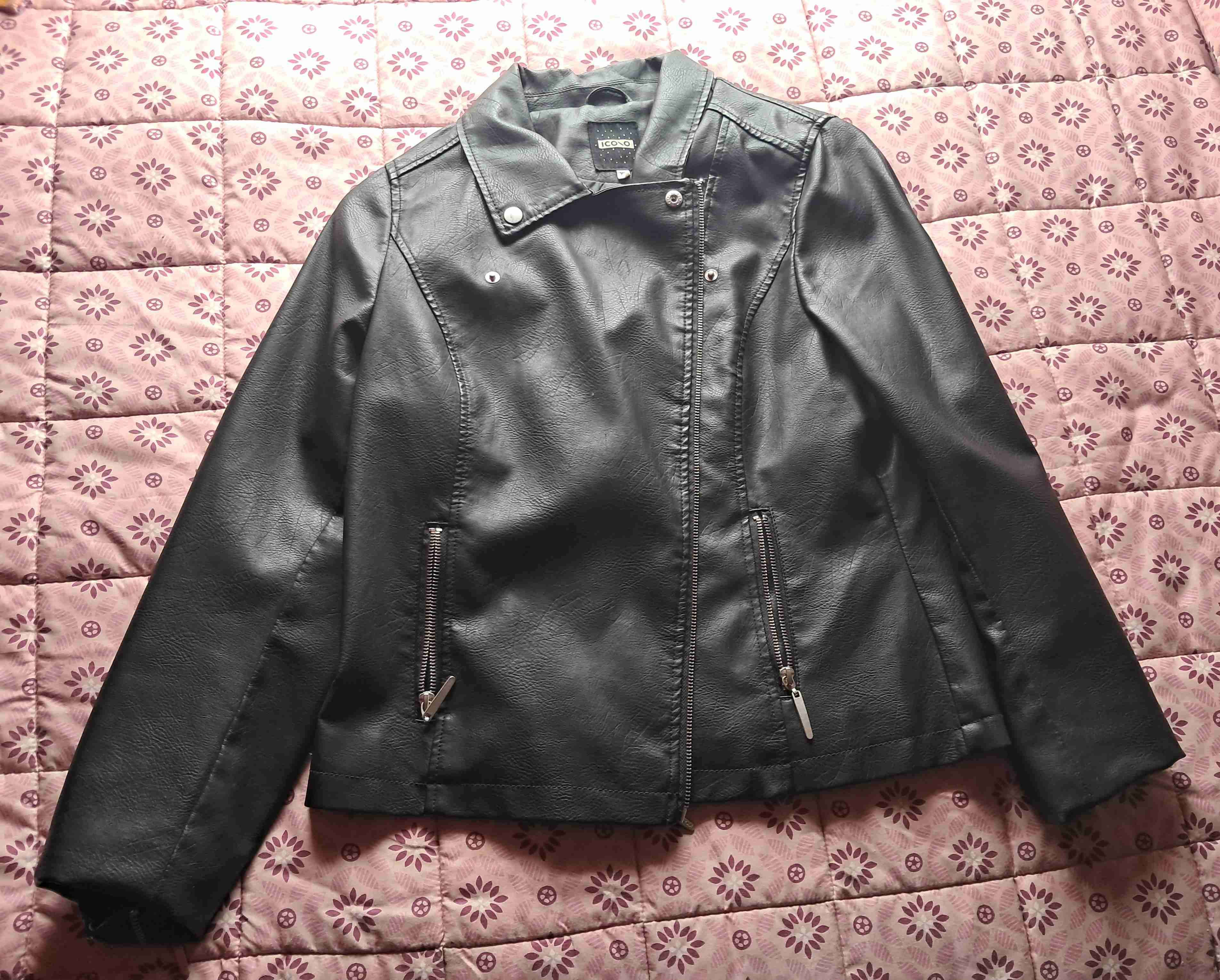 Blazer rojo con forro a rayas - miniatura 2