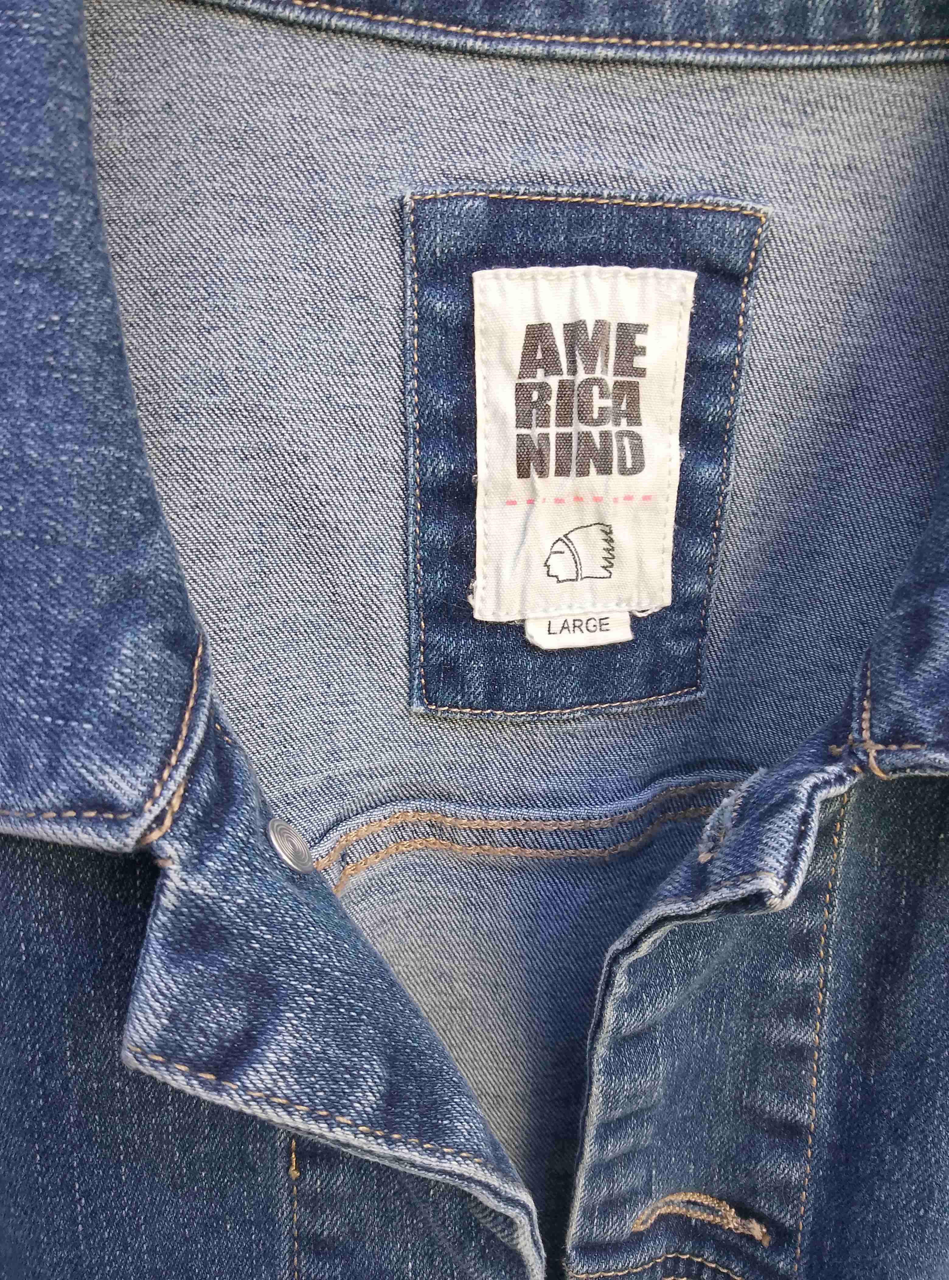 Chaqueta de mezclilla azul americanino - miniatura 2