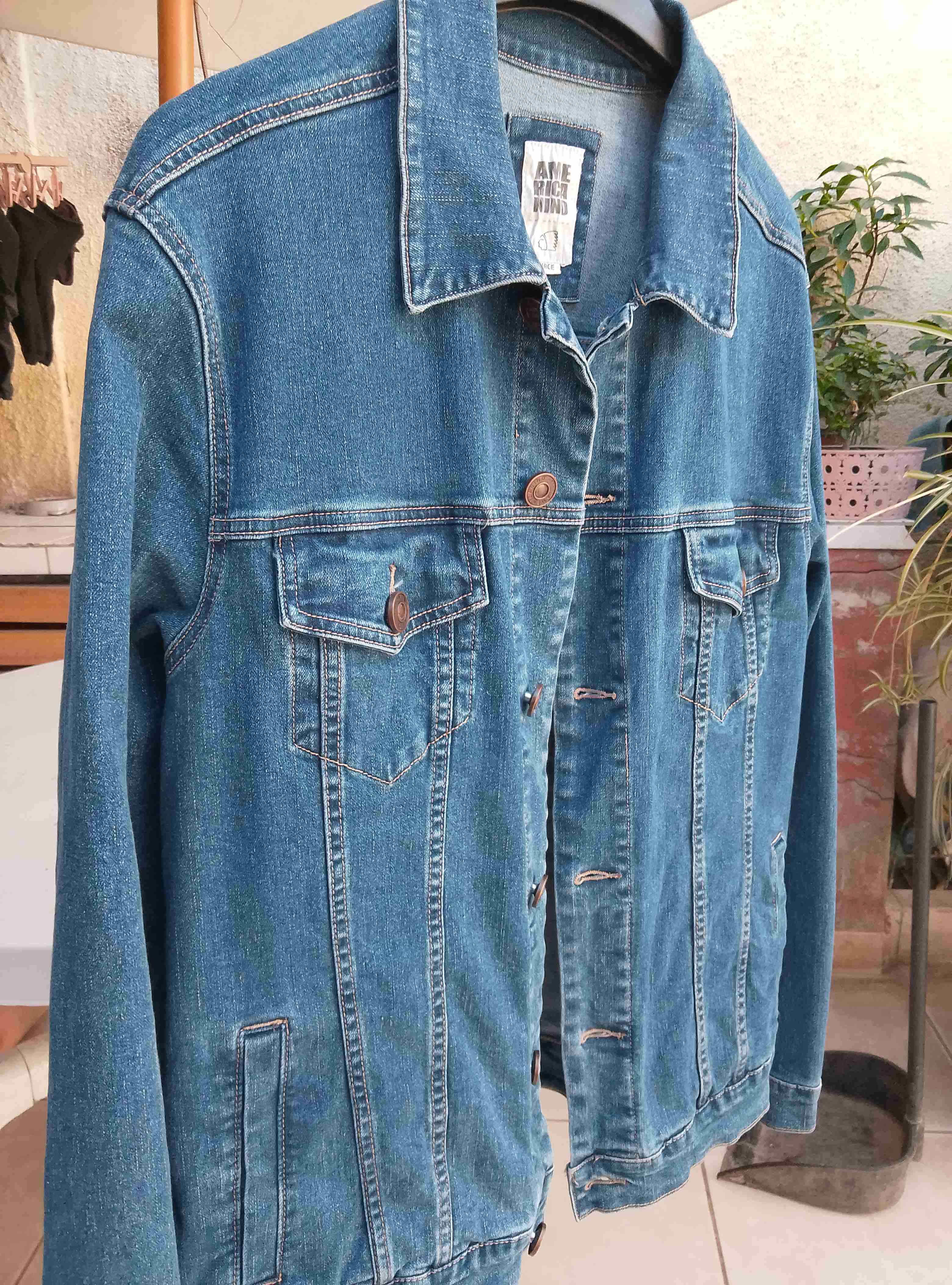 Chaqueta de mezclilla azul americanino - miniatura 5