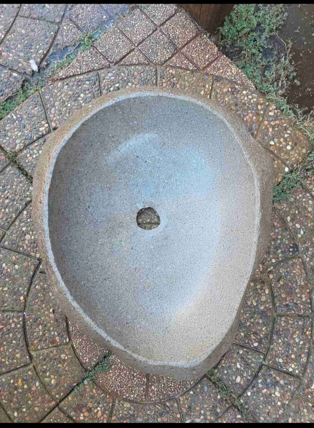 Lavamanos de piedra rústico - miniatura 5