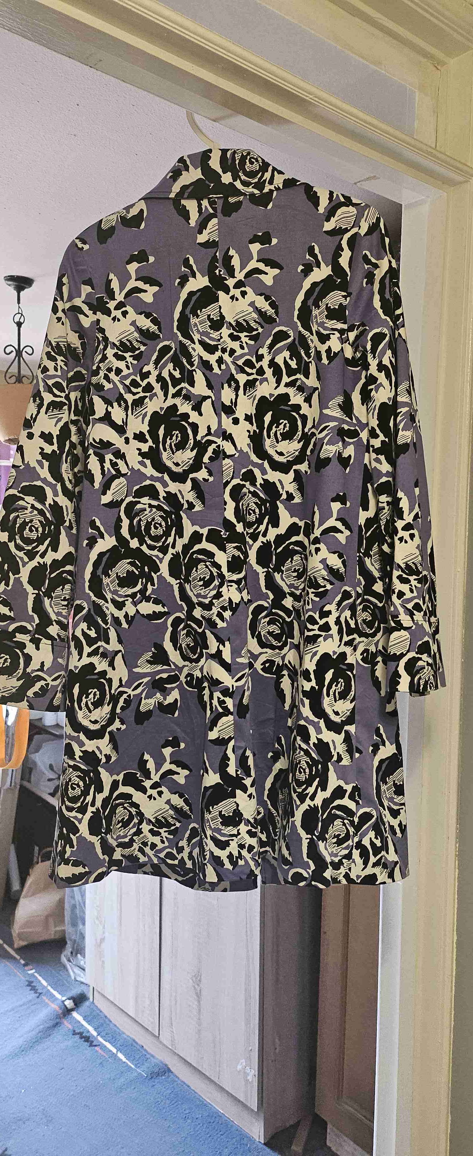 Bleizer floral púrpura y negro - 2