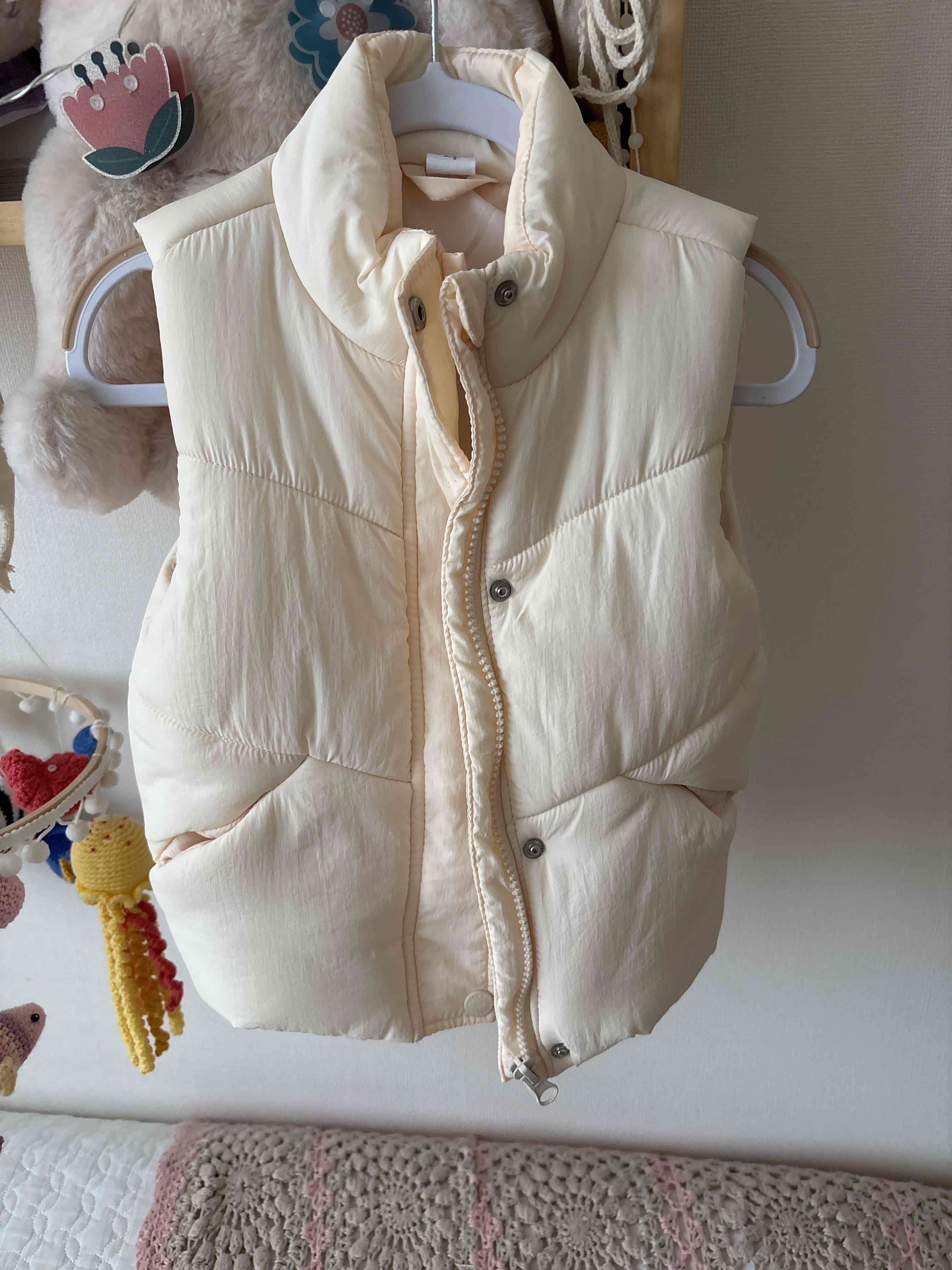 Parka acolchado beige - 1