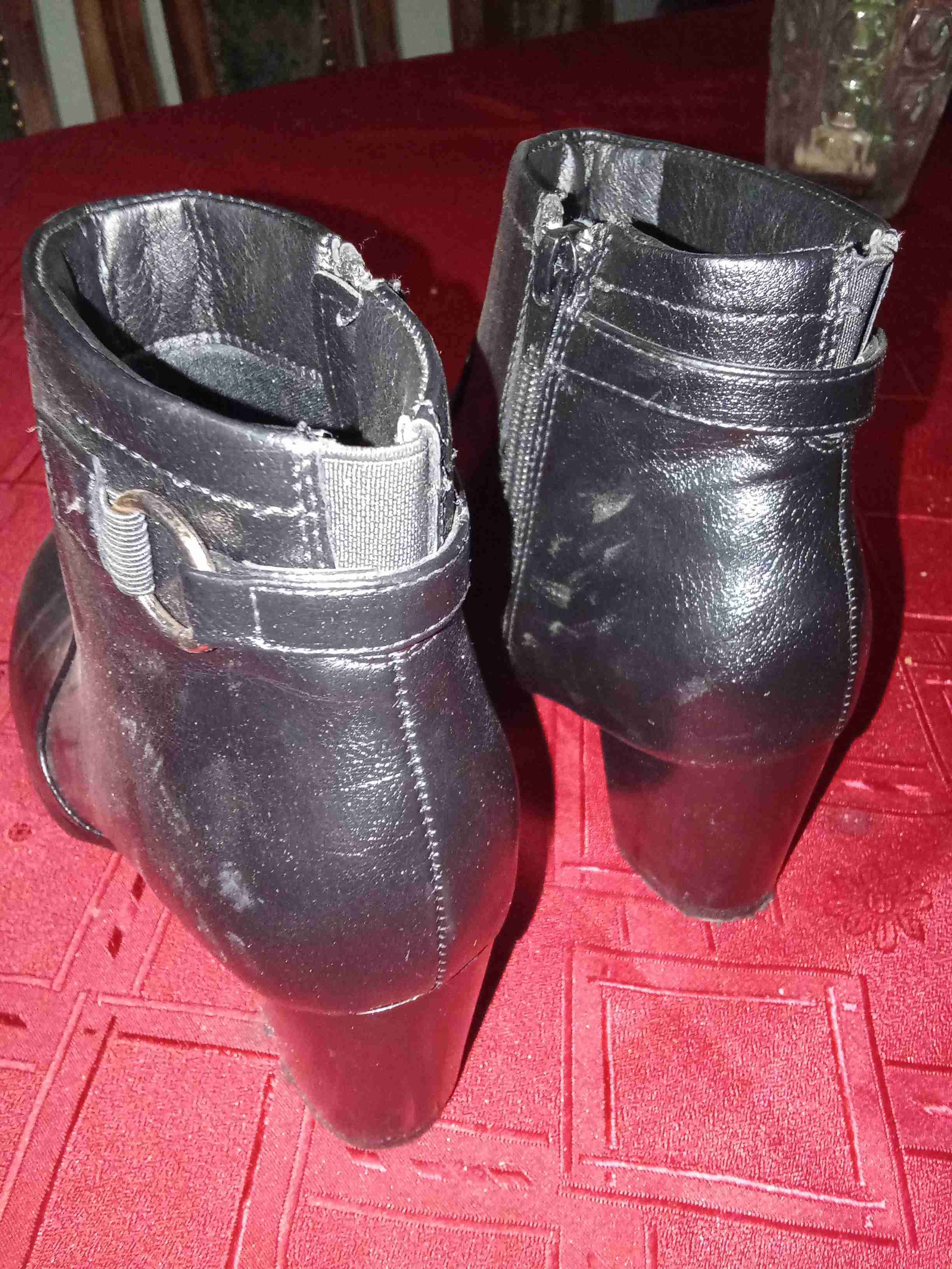 Botines de cuero negros - 2