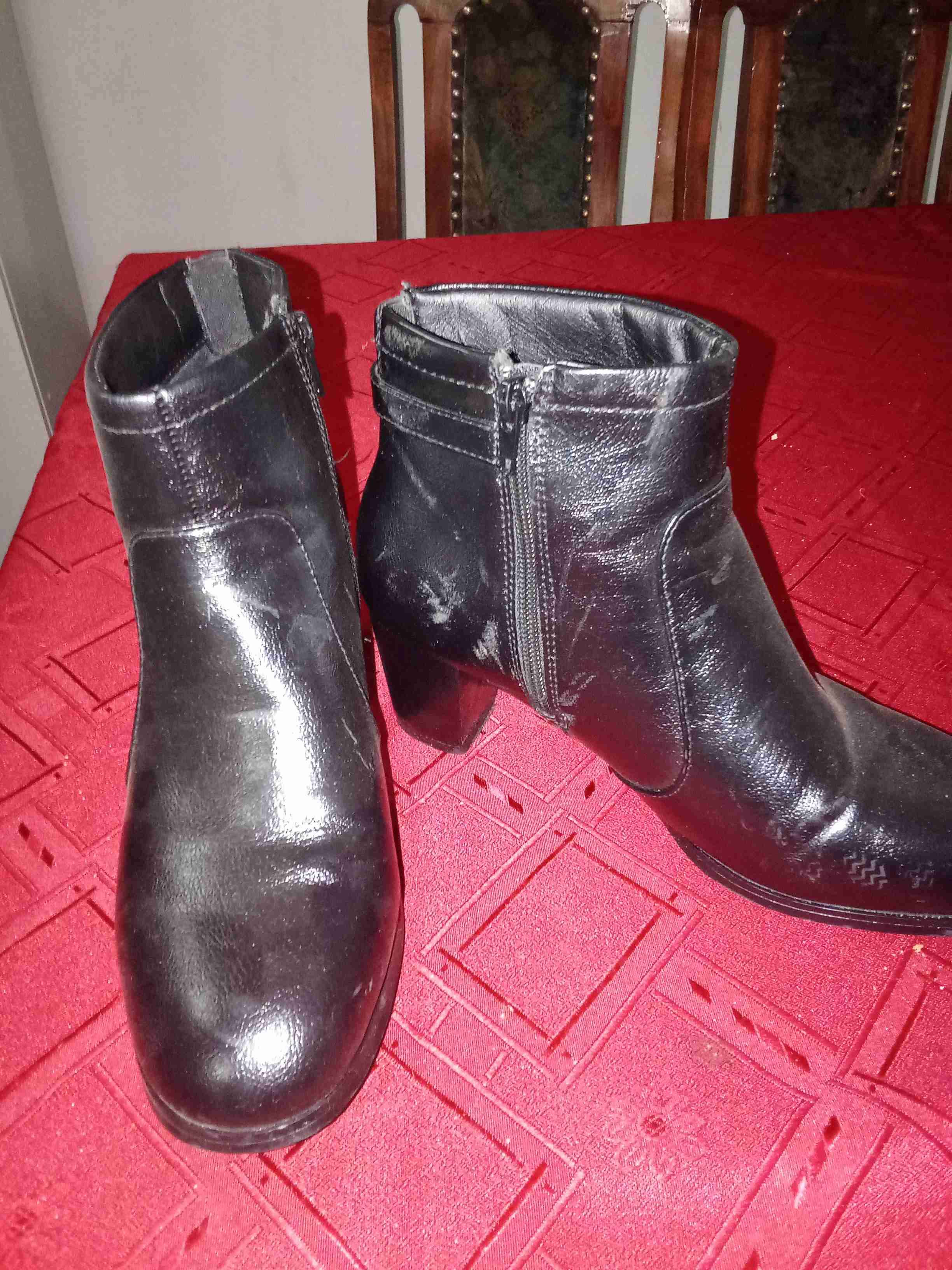 Botines de cuero negros - 3