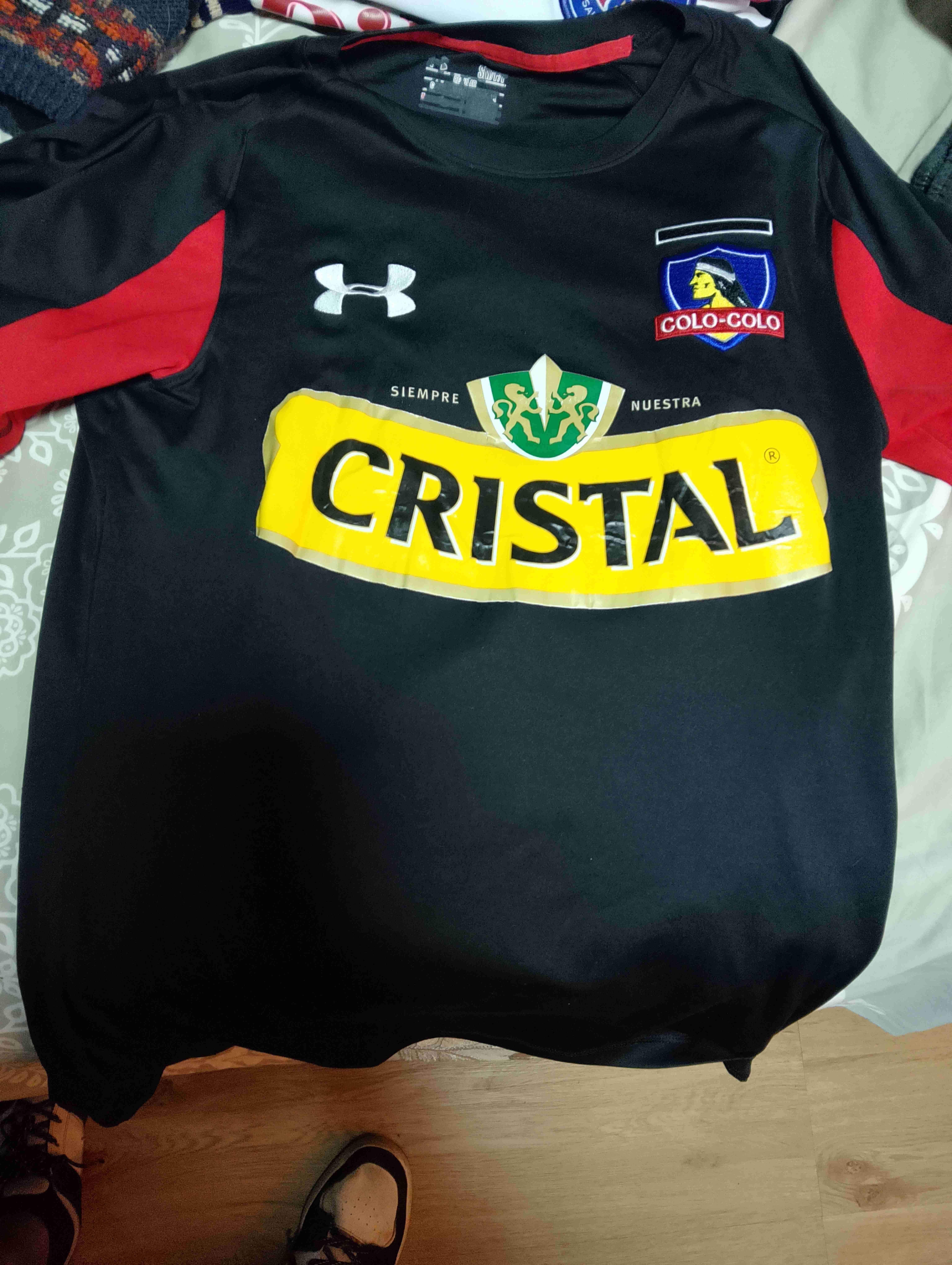 Camiseta negra Colo-Colo de entrenamiento de 2014 - 1