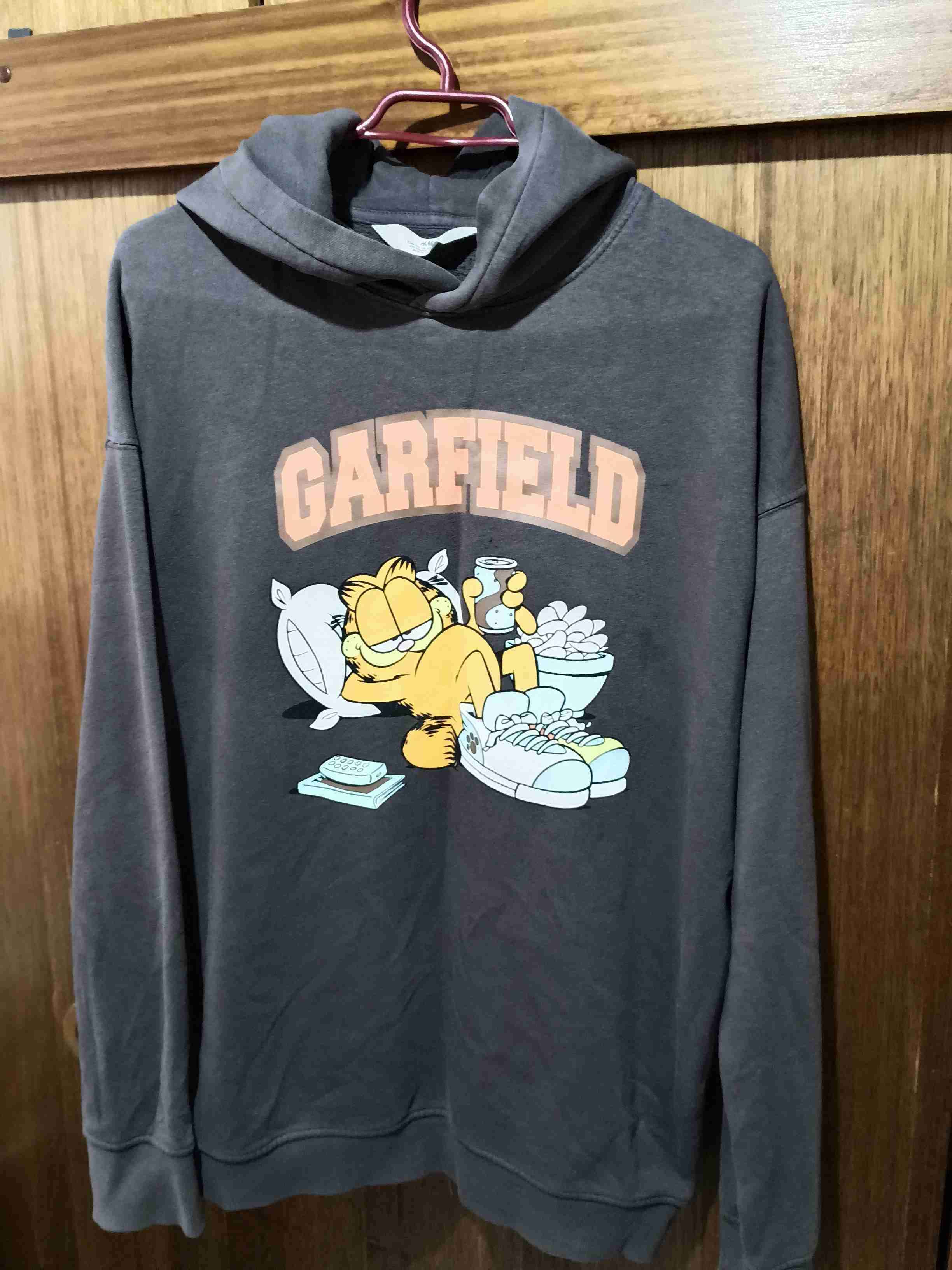 Polerón gris con capucha Garfield - miniatura 1