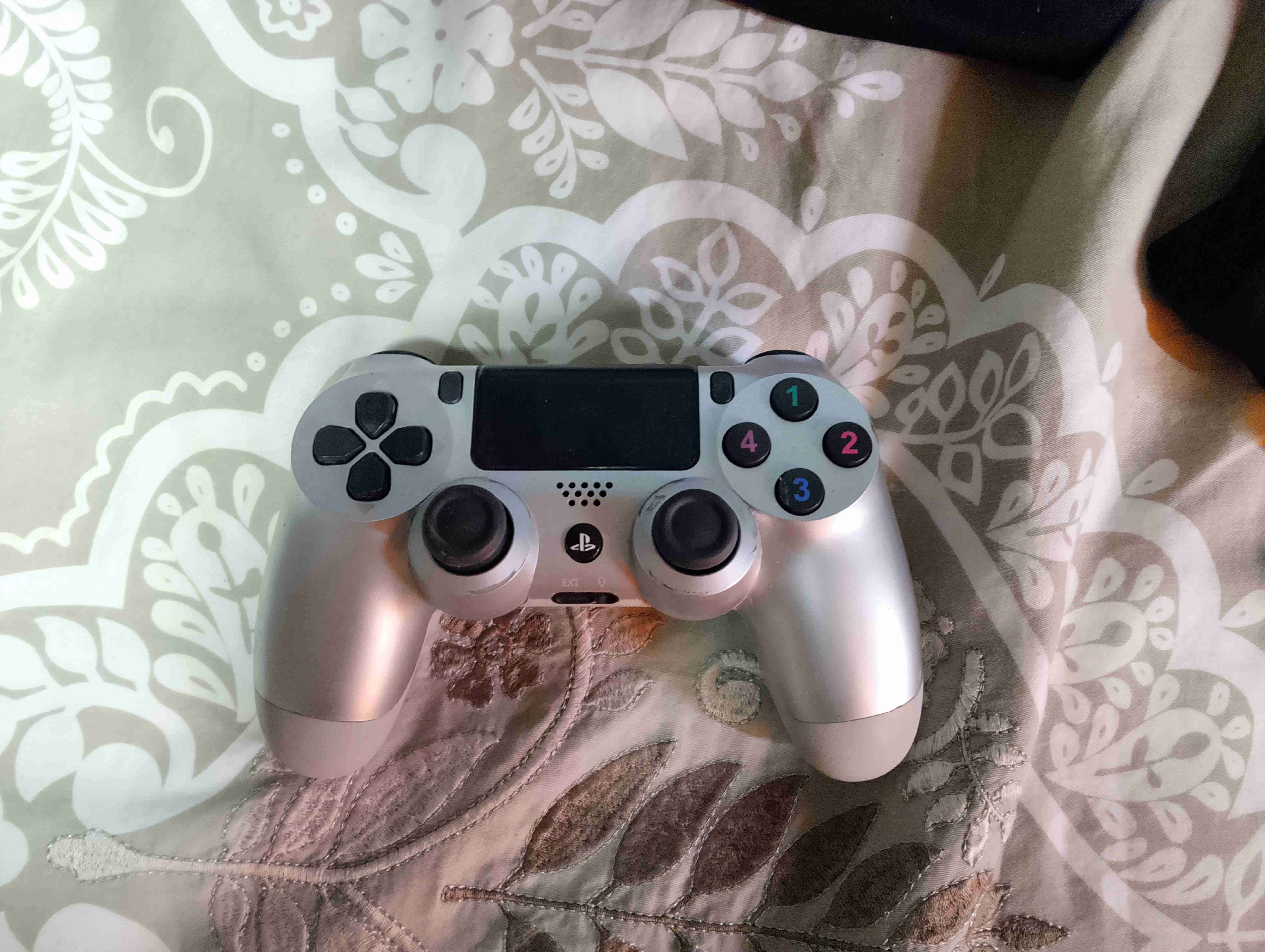 Control inalámbrico plateado - 1