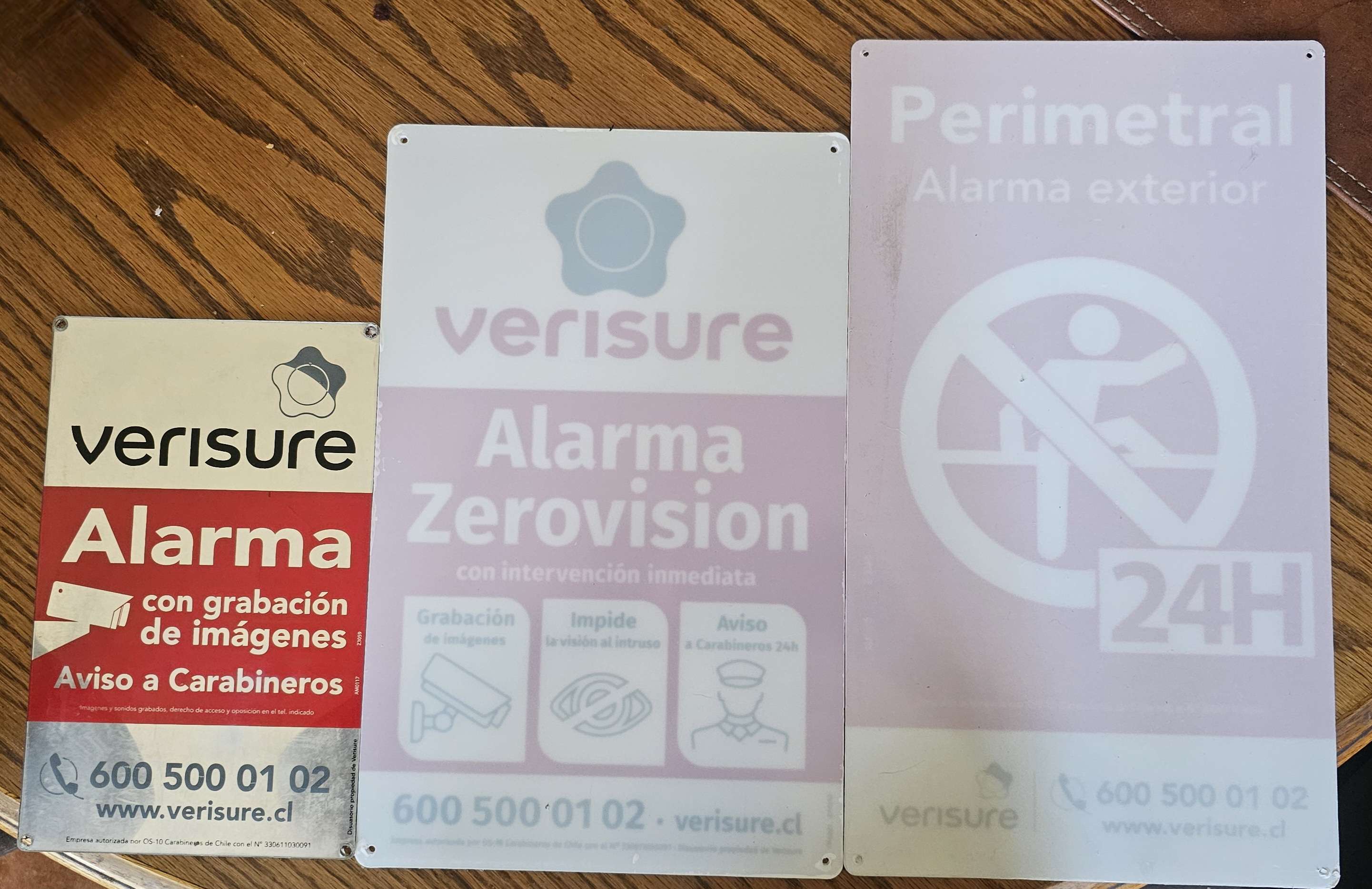Placas de advertencia Verisure - 3