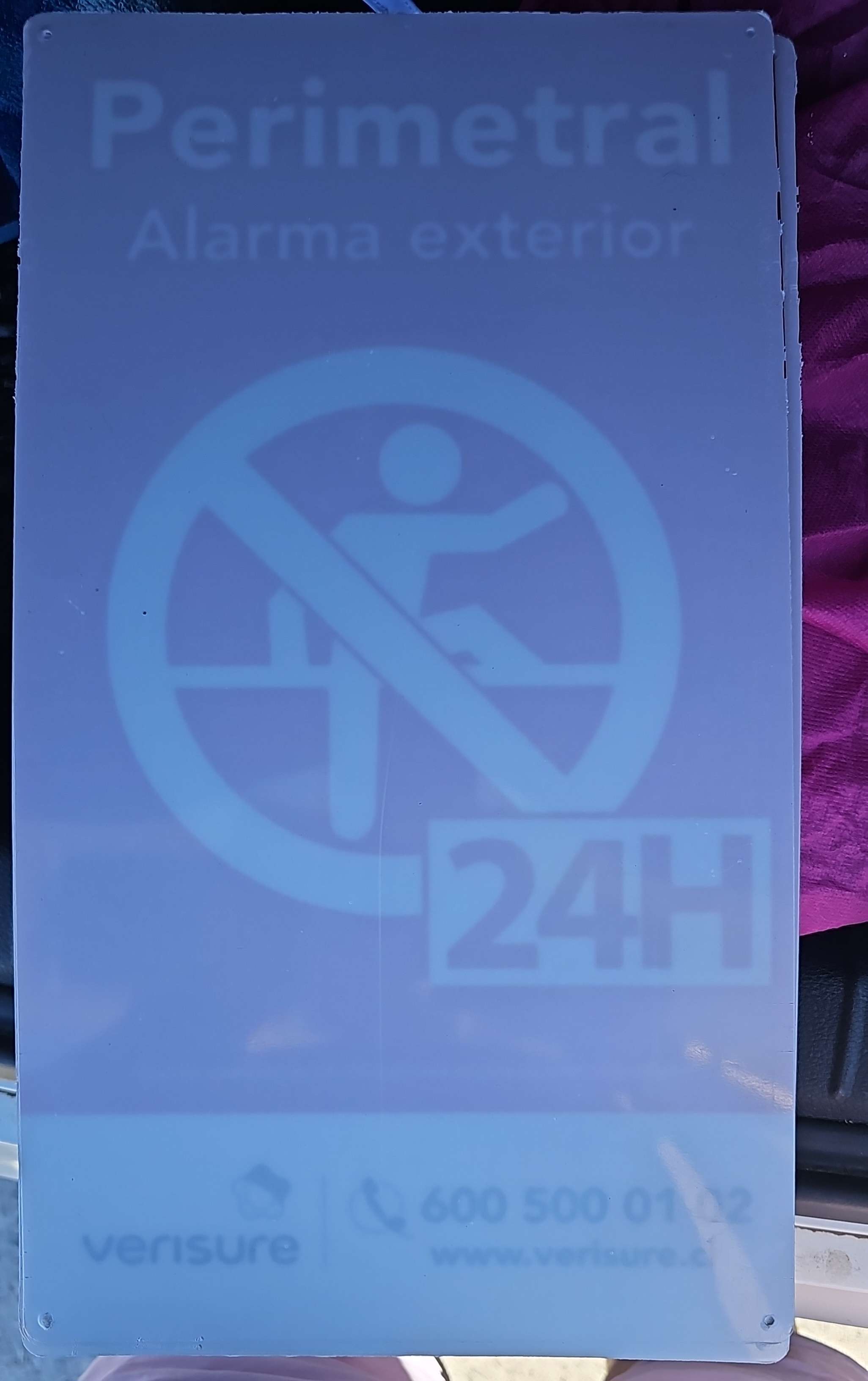 Placas de advertencia Verisure - 5