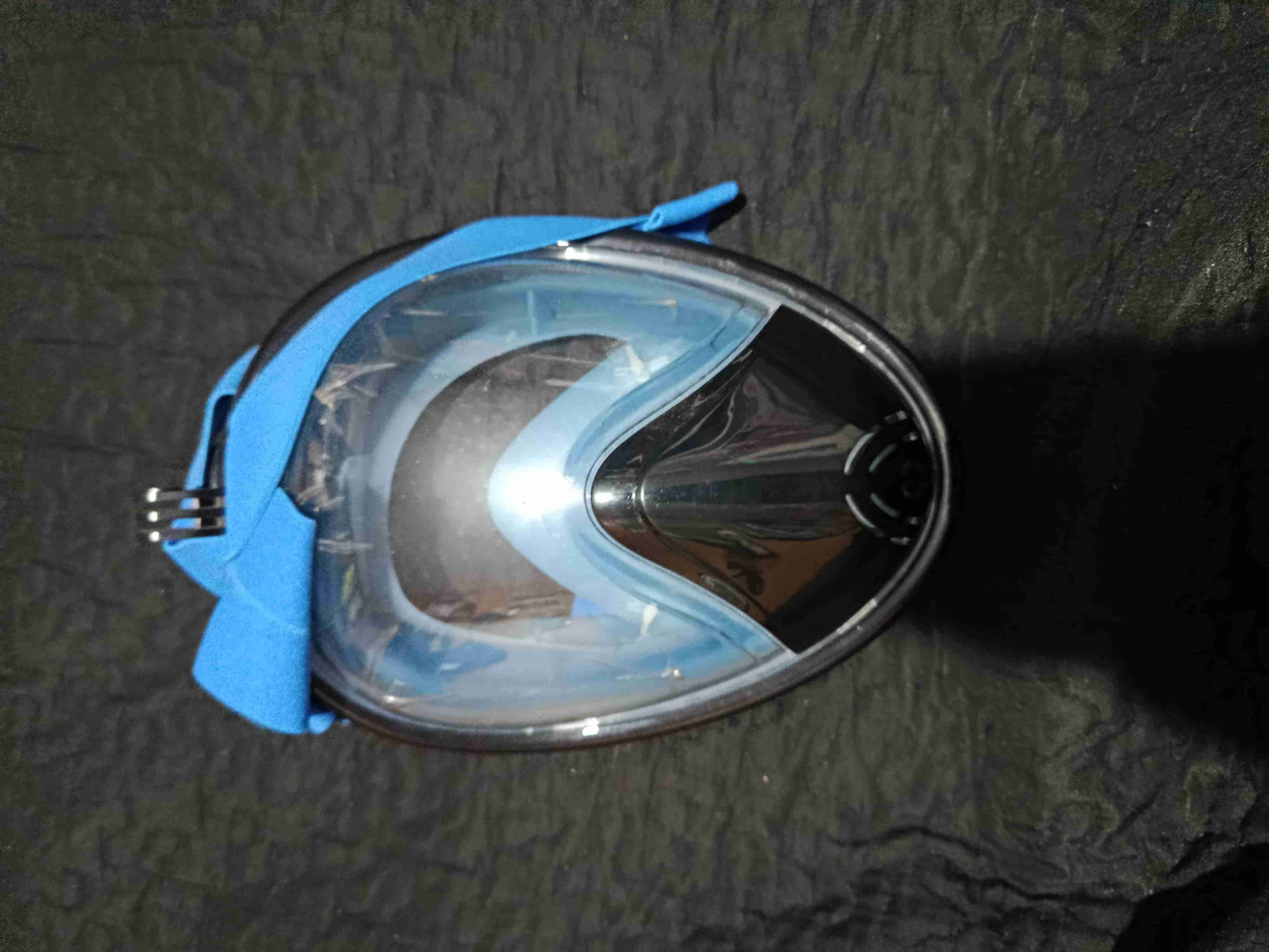 Máscara de snorkel azul - miniatura 2