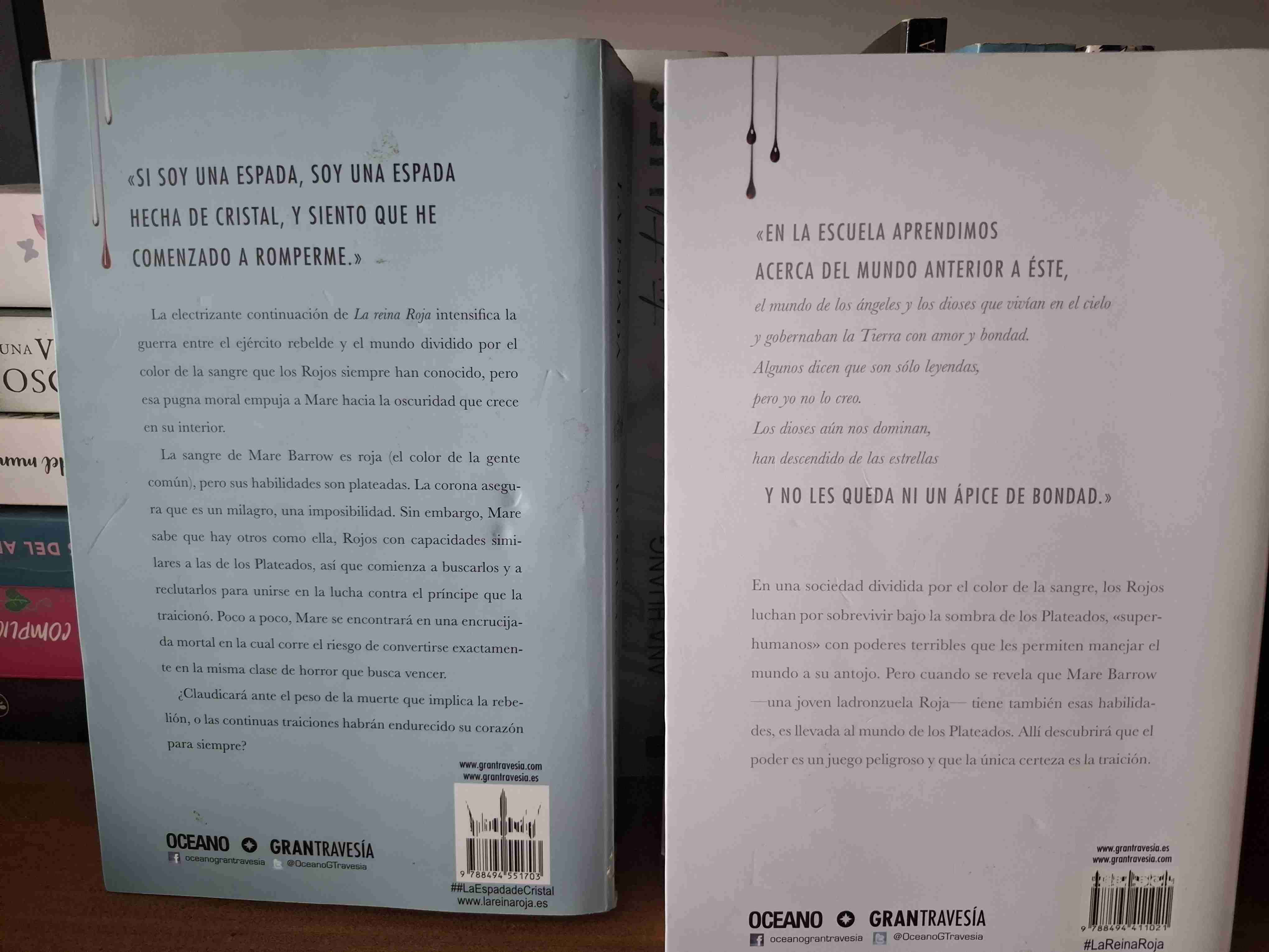 Libros La Reina Roja y La Espada de Cristal - miniatura 2