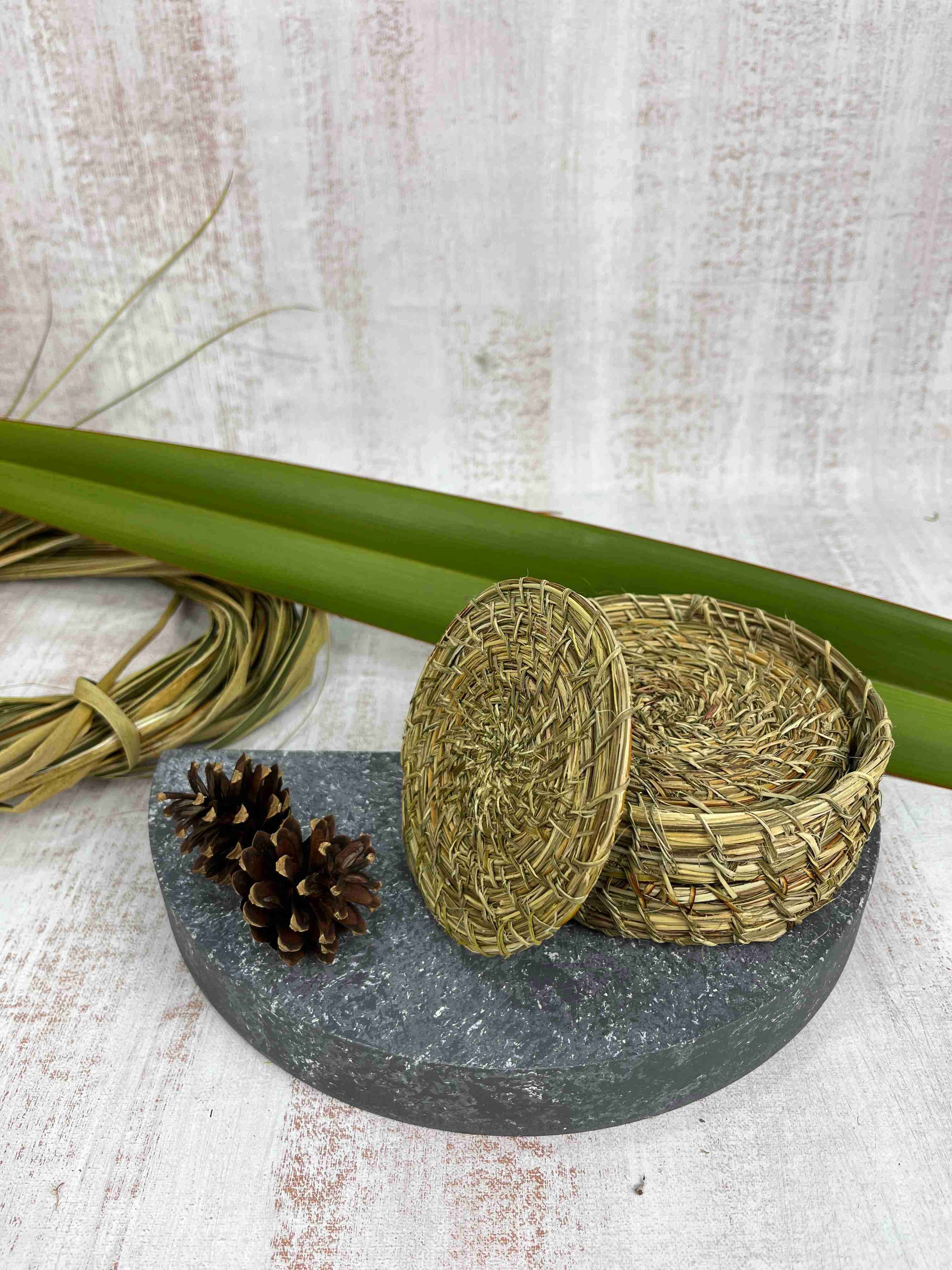 Set de posavasos de ñocha