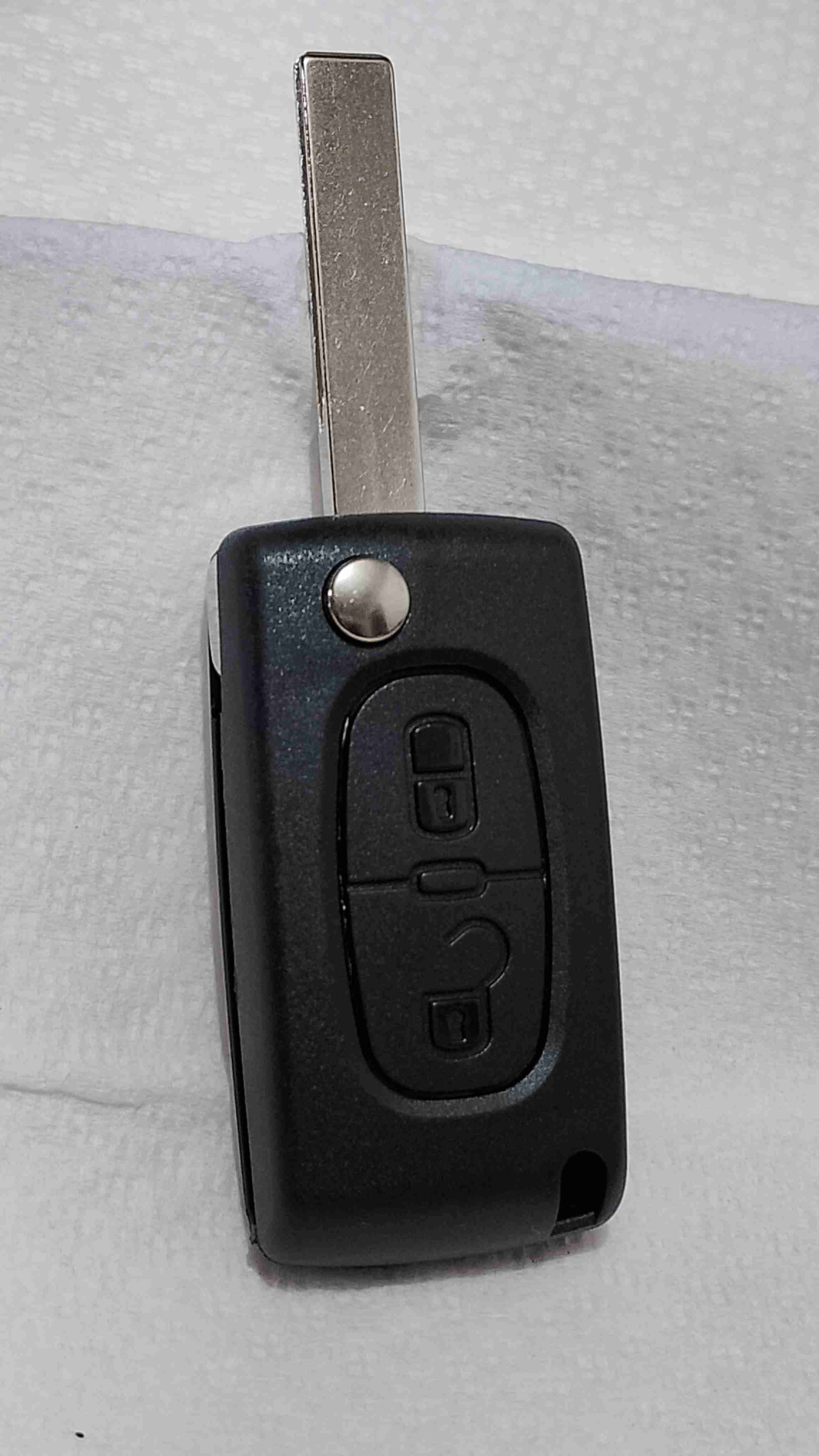 Carcasa tipo navaja Peugeot 2 botones - 3