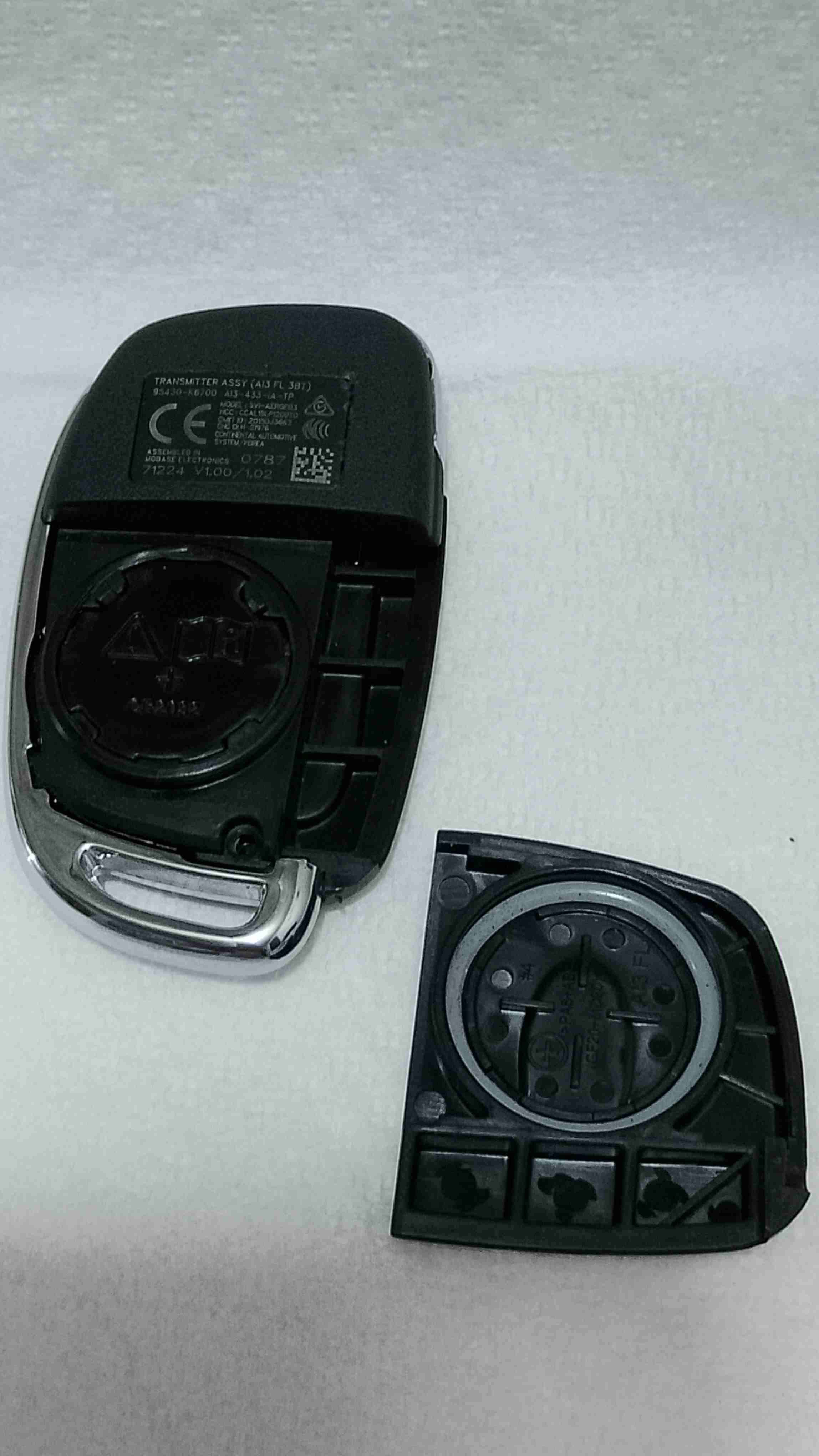 Carcasa control remoto auto- Hyundai - miniatura 3