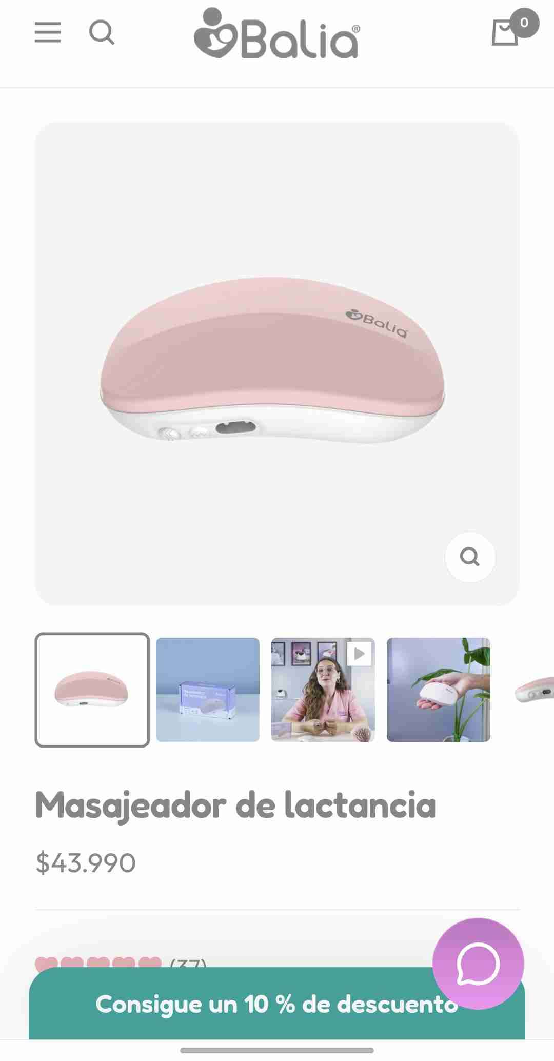 Masajeador de lactancia Balia - miniatura 2