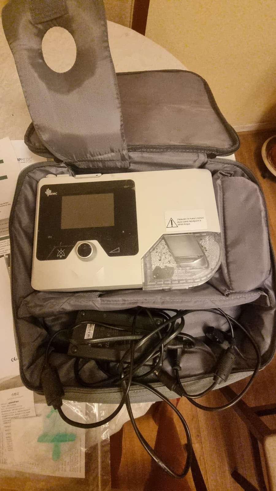 Concentrador de oxigeno Yuwell 8F-5AW + CPAP BMC - 4