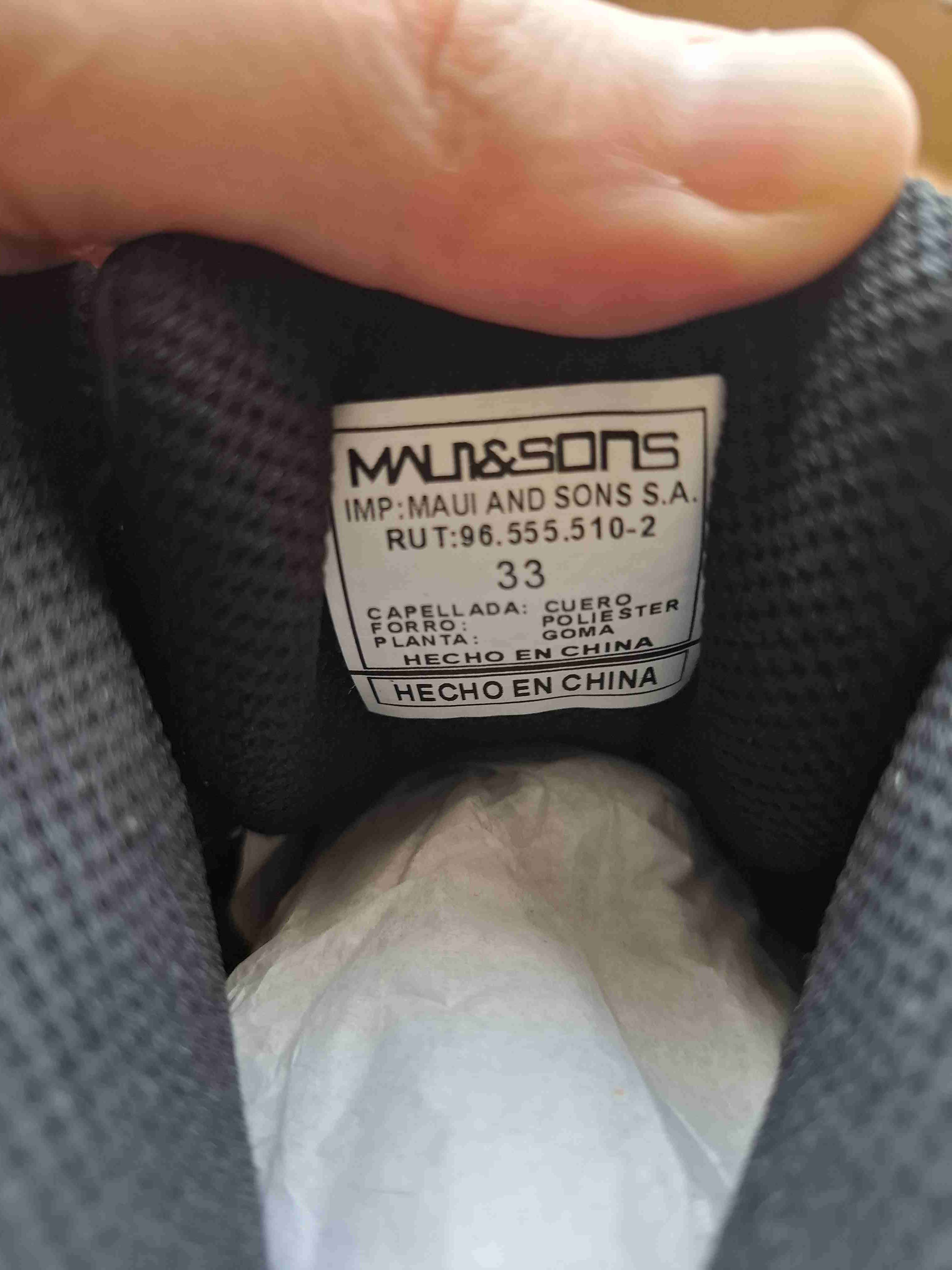 Zapatos deportivos negros Maui & Sons - miniatura 2