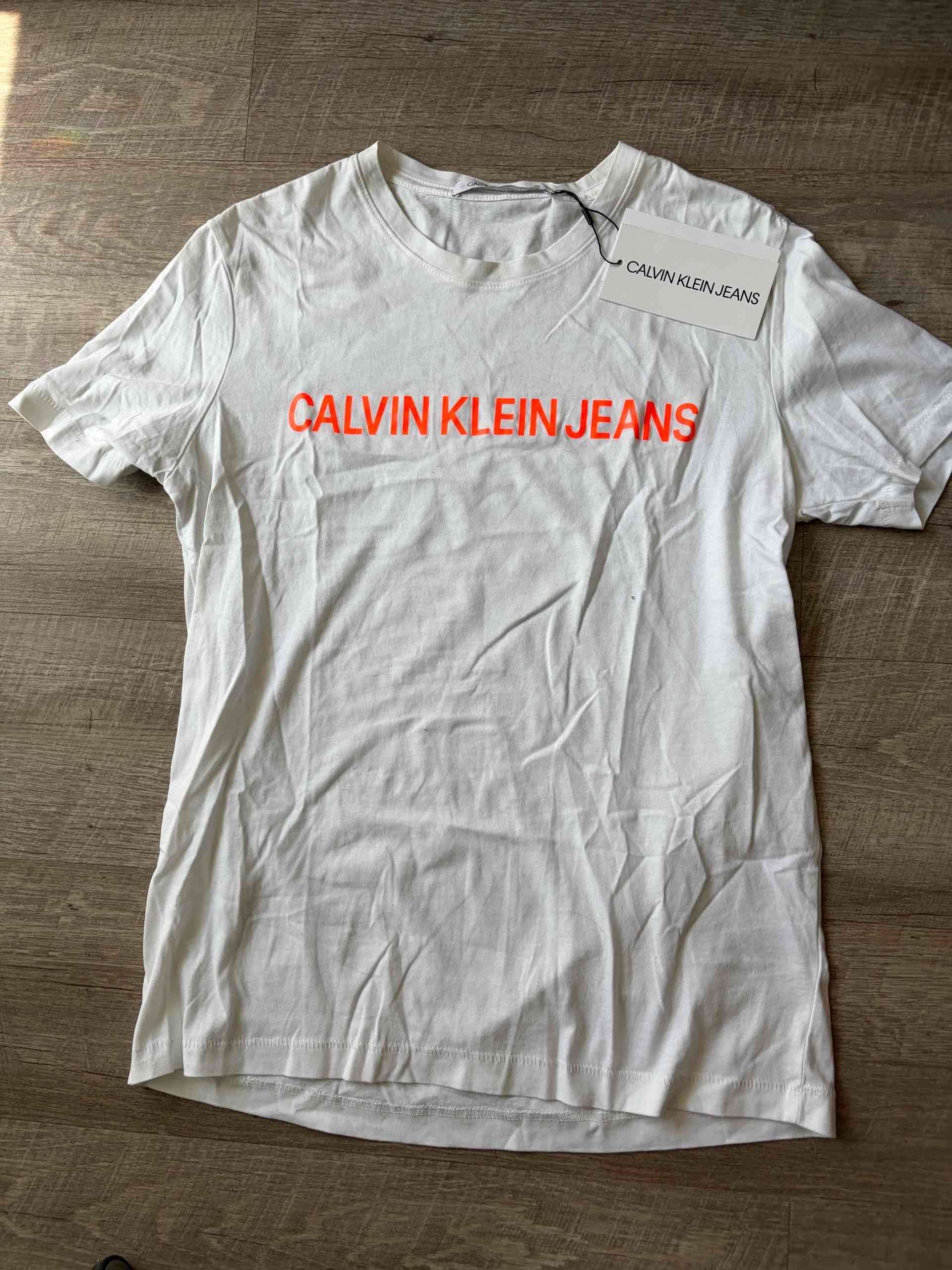 Polera blanca Calvin Klein - miniatura 2