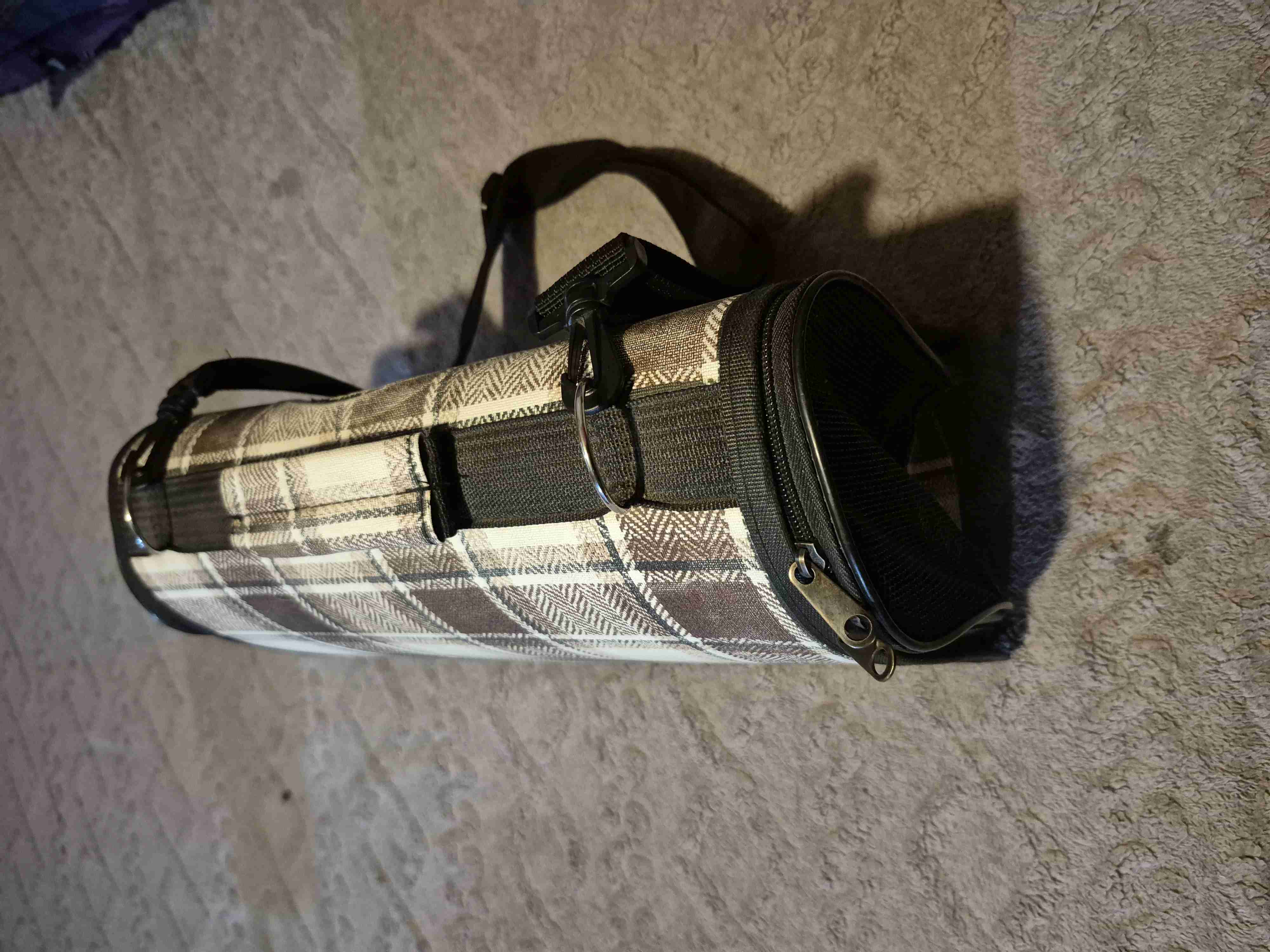 Transportadora de mascotas negra - 4